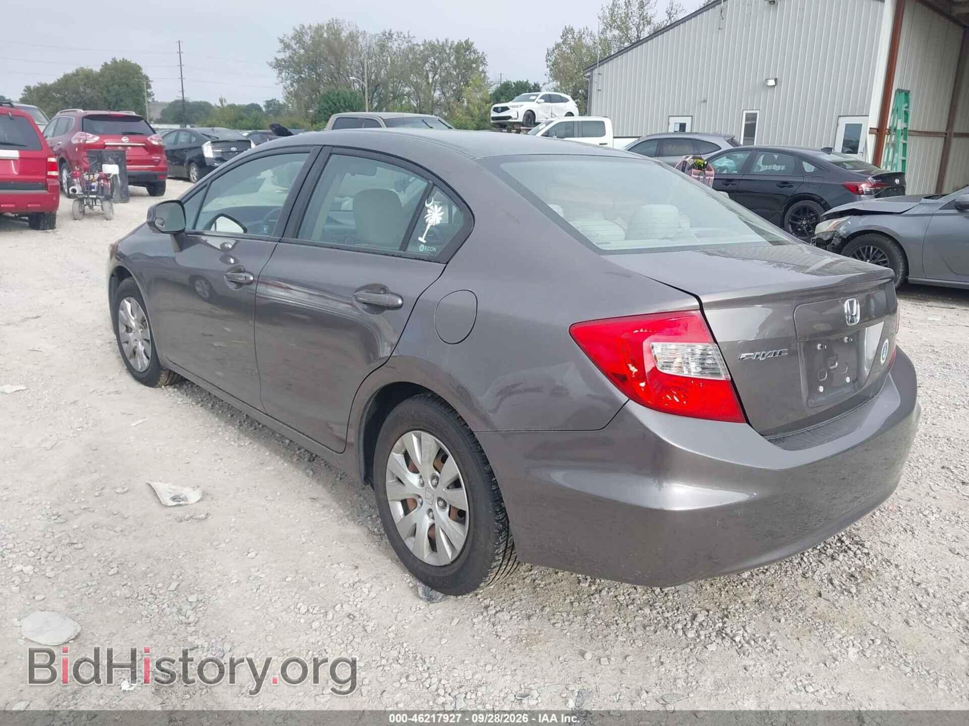2012 HONDA CIVIC - VIN: 19XFB2F50CE086179 - Фото 3