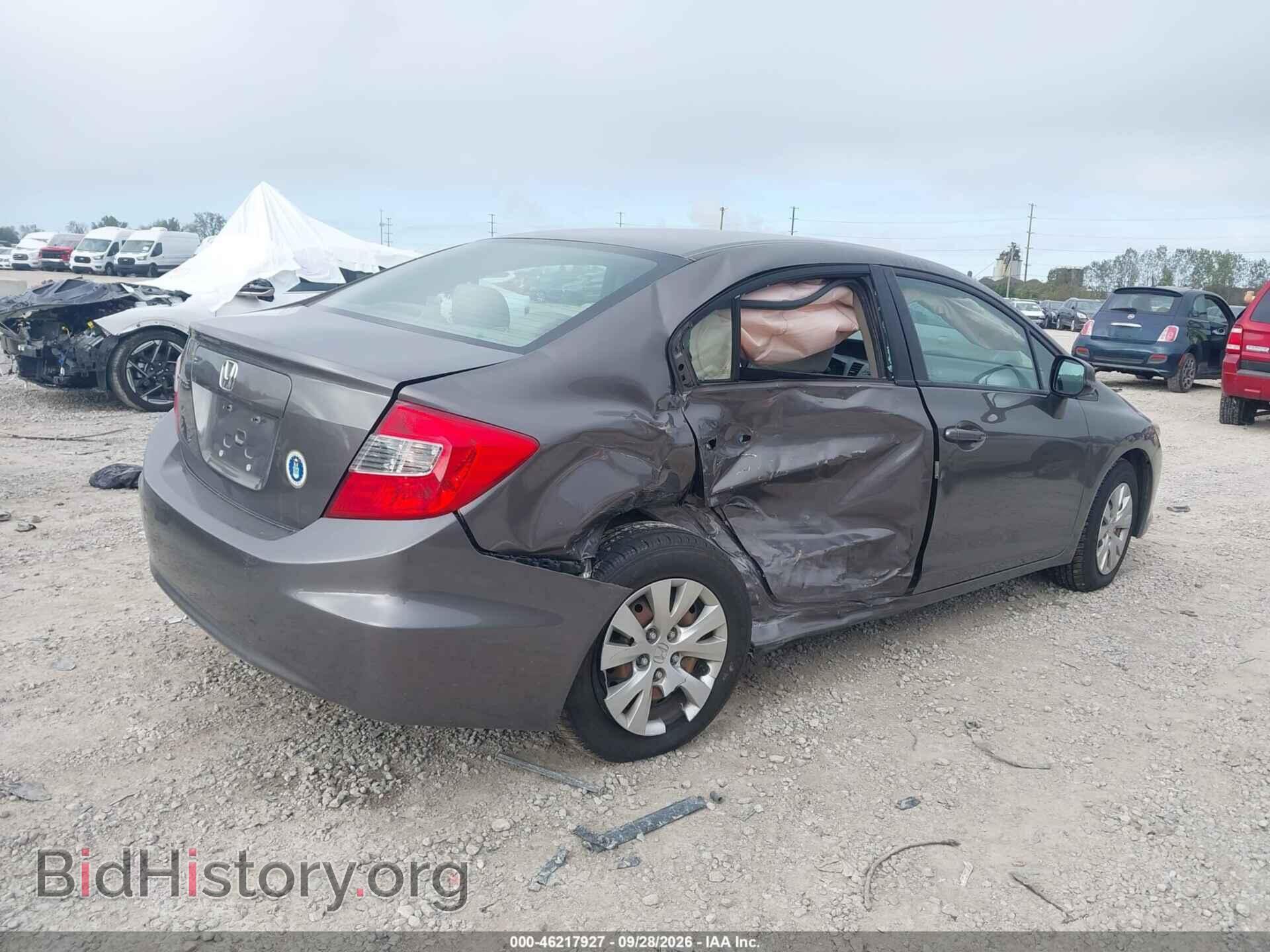 2012 HONDA CIVIC - VIN: 19XFB2F50CE086179 - Фото 4