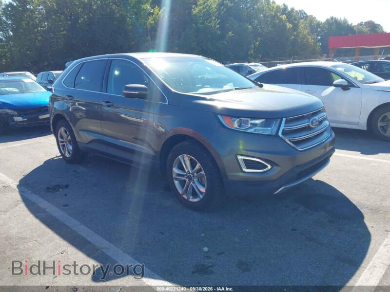 2016 Ford EDGE SEL (VIN 2FMPK3J84GBB61230) — фото 1 из 17, IAAI, повреждение: задняя часть