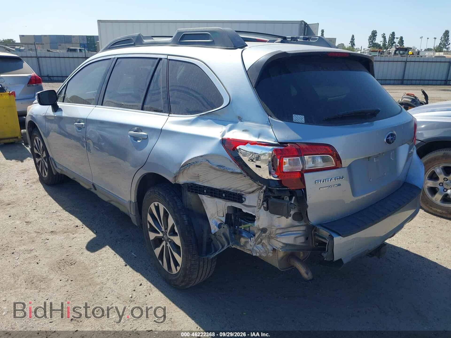 2015 SUBARU OUTBACK - VIN: 4S4BSENC2F3249728 - Фото 3