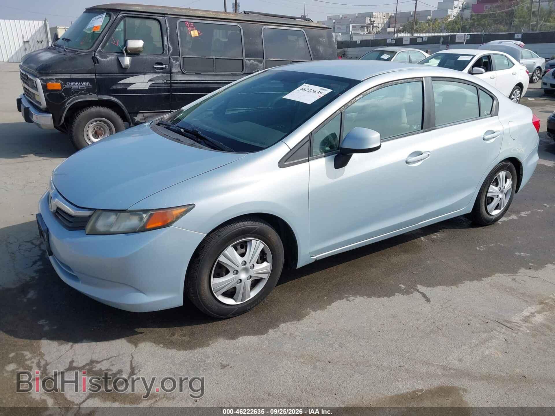 2012 HONDA CIVIC - VIN: 2HGFB2F55CH517735 - Фото 2