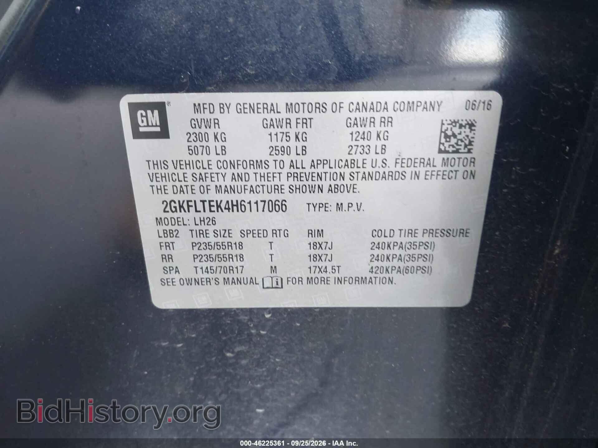 2017 GMC TERRAIN - VIN: 2GKFLTEK4H6117066 - Photo 9