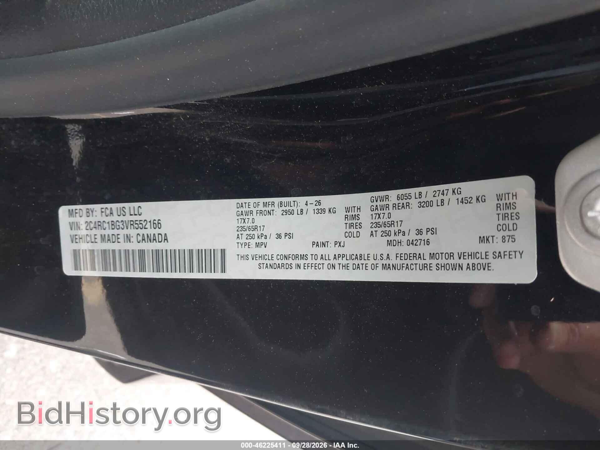 2027 CHRYSLER PACIFICA - VIN: 2C4RC1BG3VR552166 - Photo 9