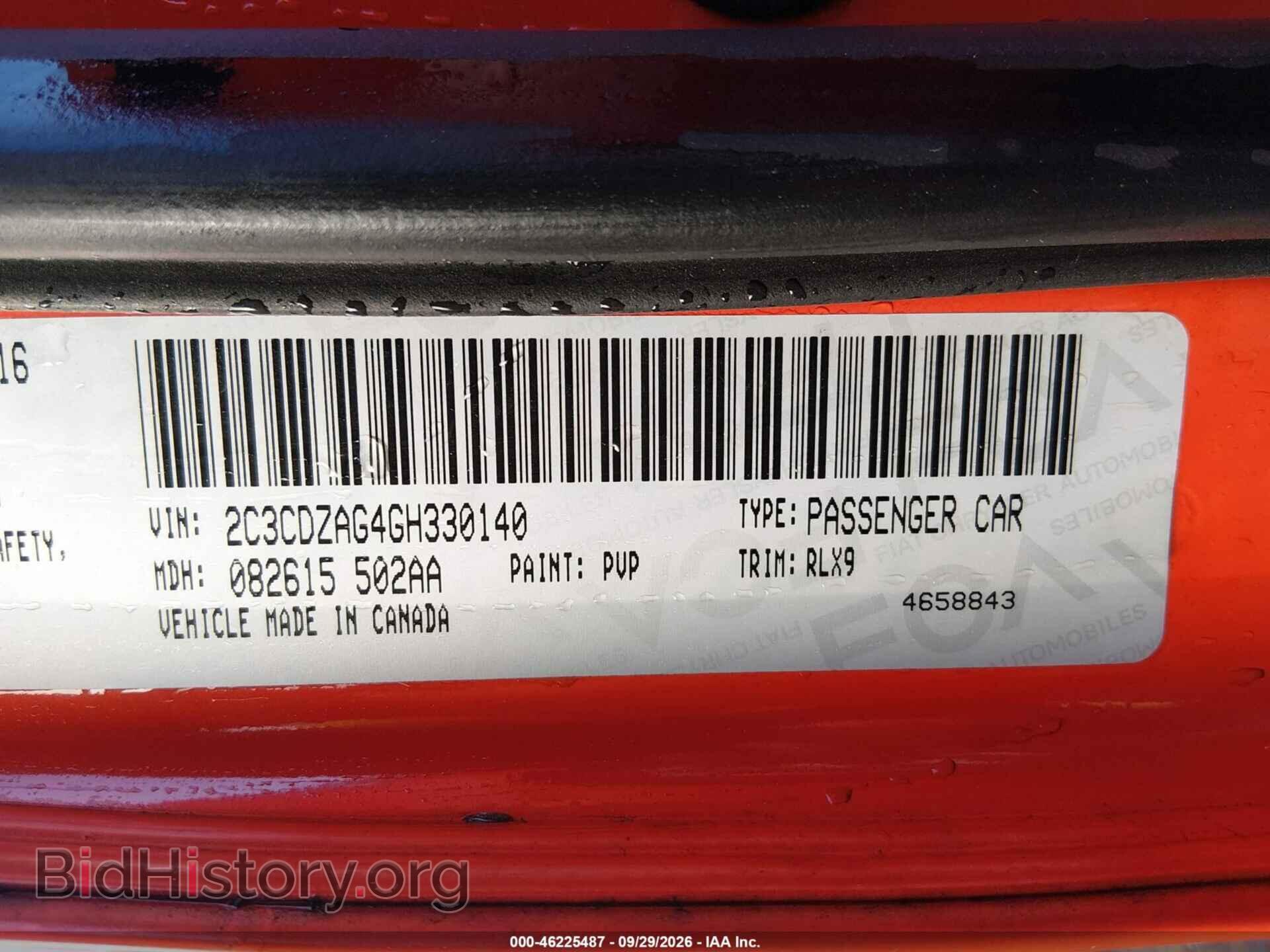 2016 DODGE CHALLENGER - VIN: 2C3CDZAG4GH330140 - Photo 9