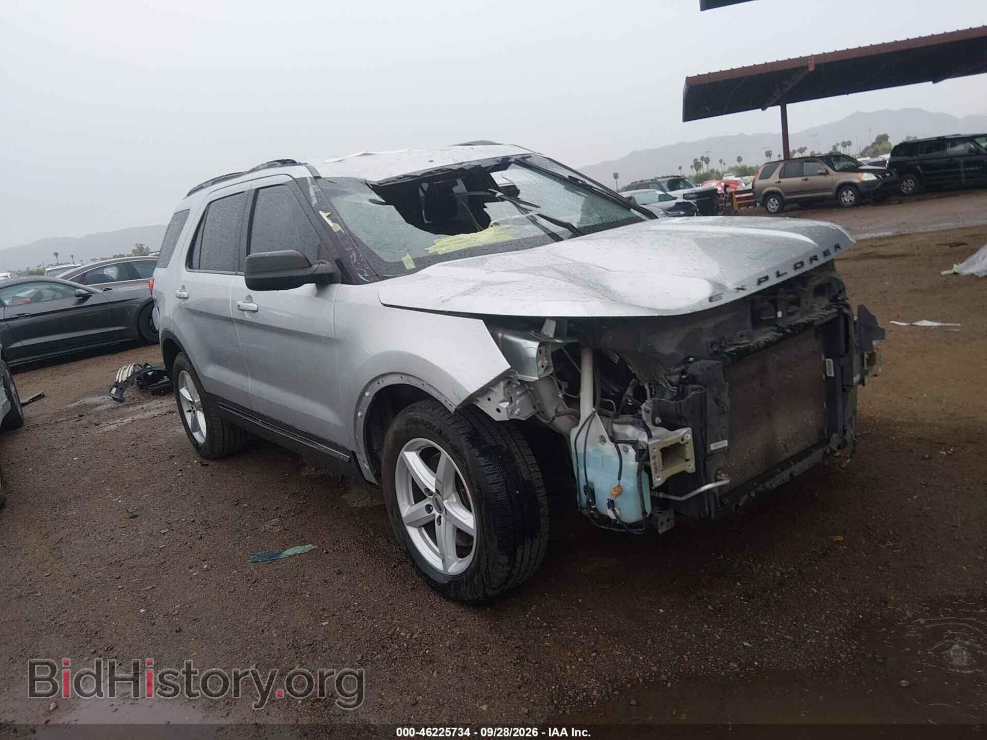 2018 Ford EXPLORER XLT (VIN 1FM5K7D82JGB44419) — photo 1 of 22, IAAI, damage: front end