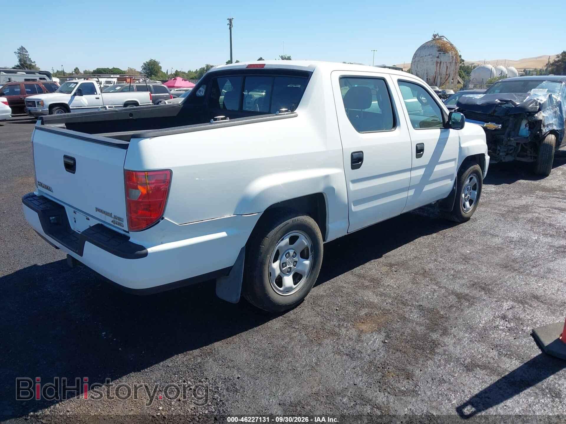 2010 HONDA RIDGELINE - VIN: 5FPYK1F2XAB009195 - Фото 4