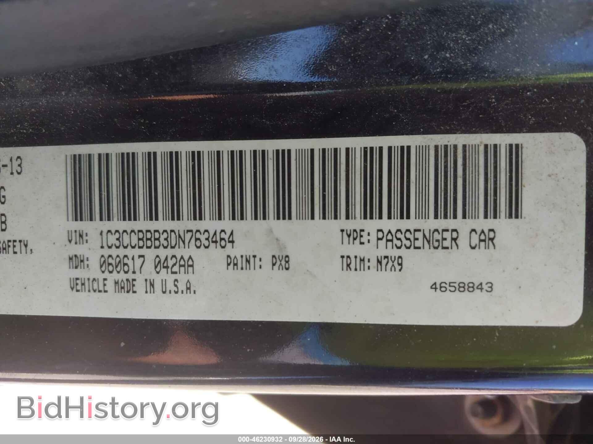 2013 CHRYSLER 200 - VIN: 1C3CCBBB3DN763464 - Photo 9