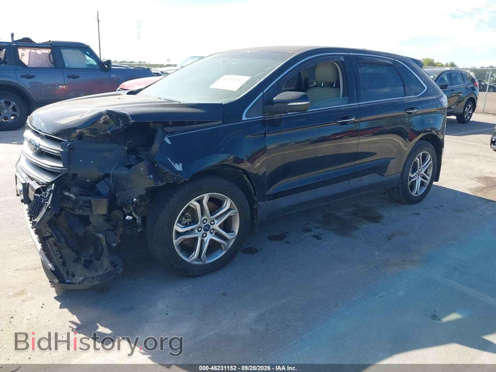 2016 FORD EDGE - VIN: 2FMPK3K83GBB42618 - Фото 2