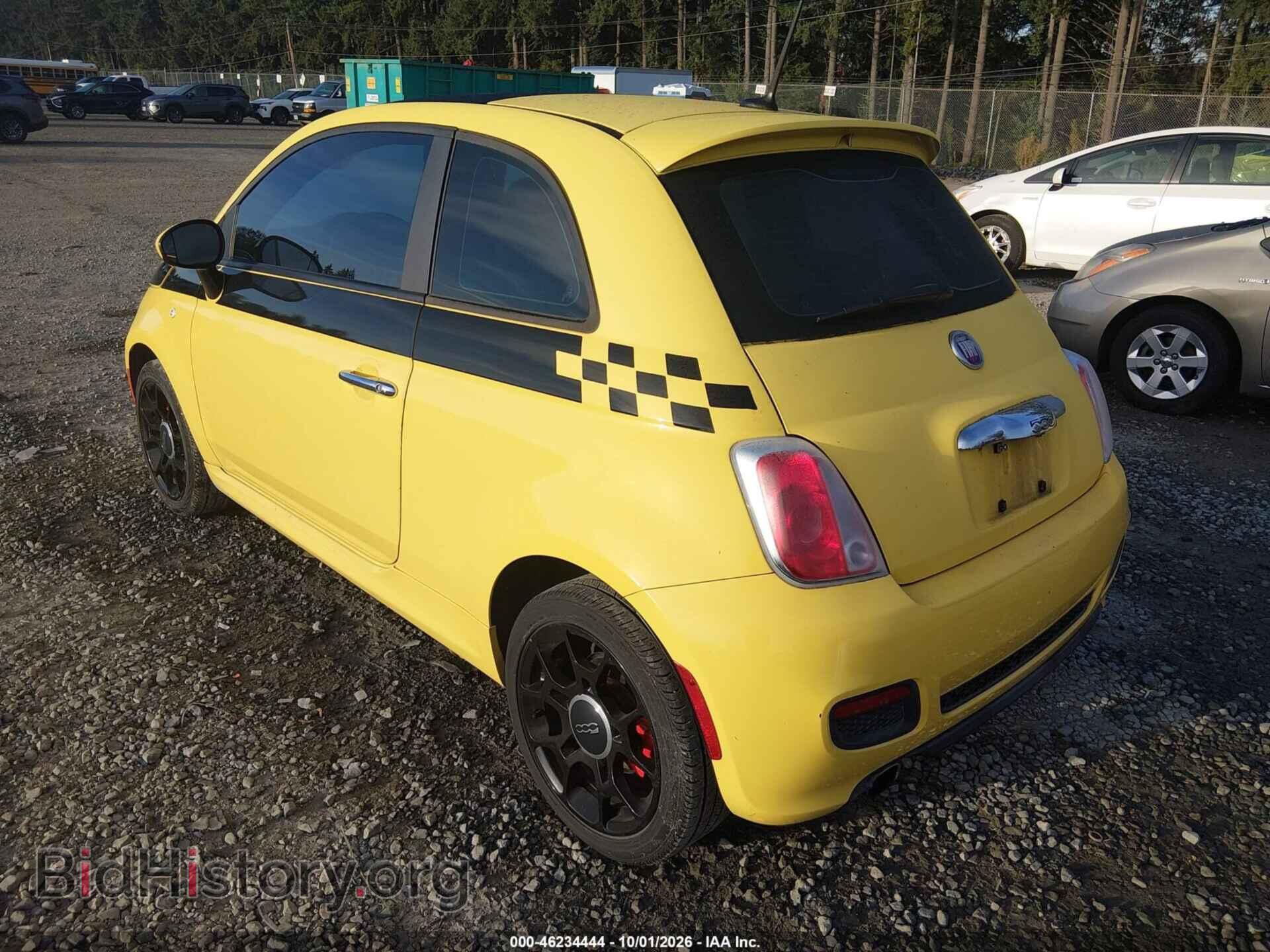 2012 FIAT 500 - VIN: 3C3CFFBR9CT126945 - Фото 3