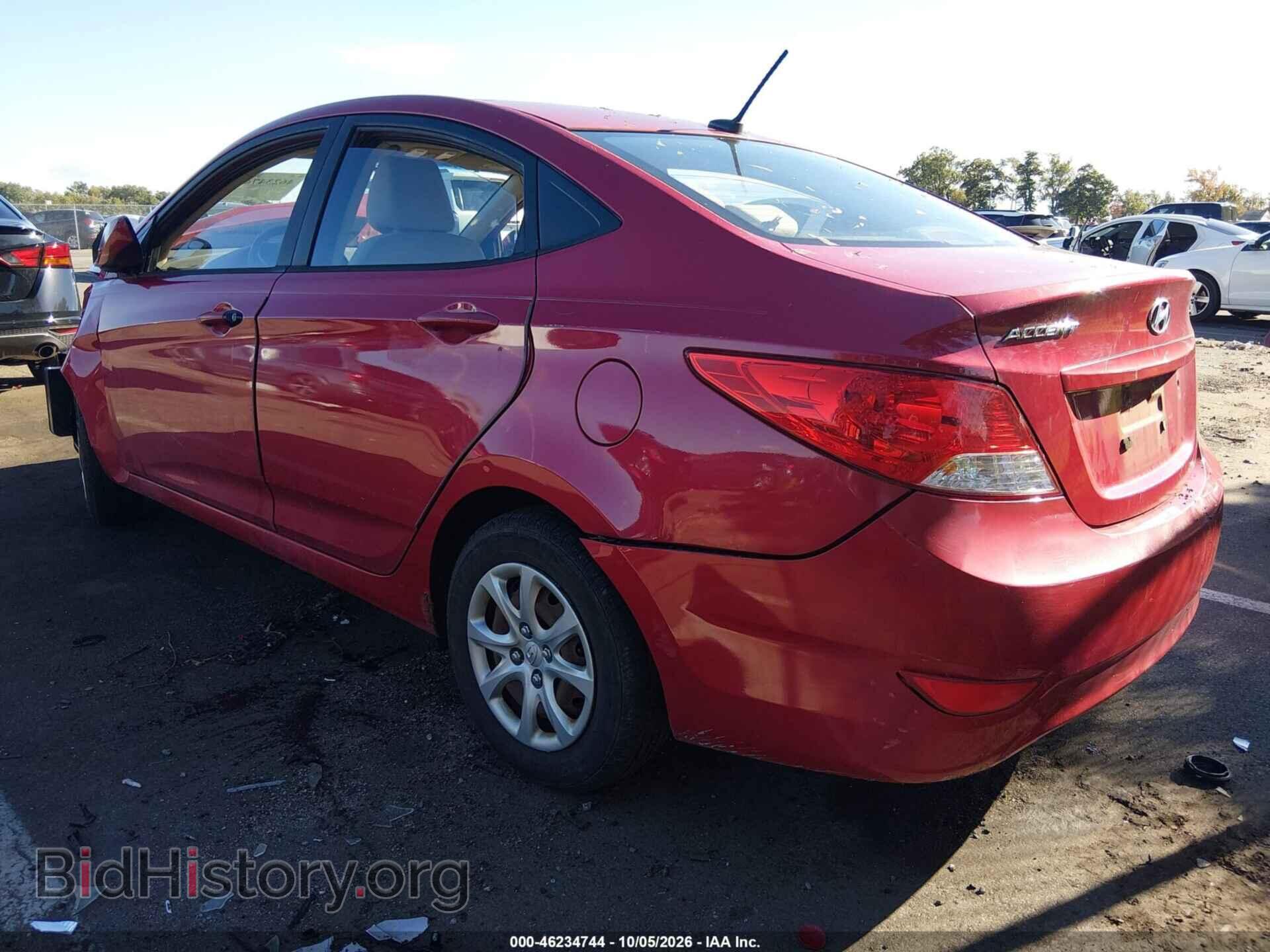 2014 HYUNDAI ACCENT - VIN: KMHCT4AE7EU777468 - Фото 3