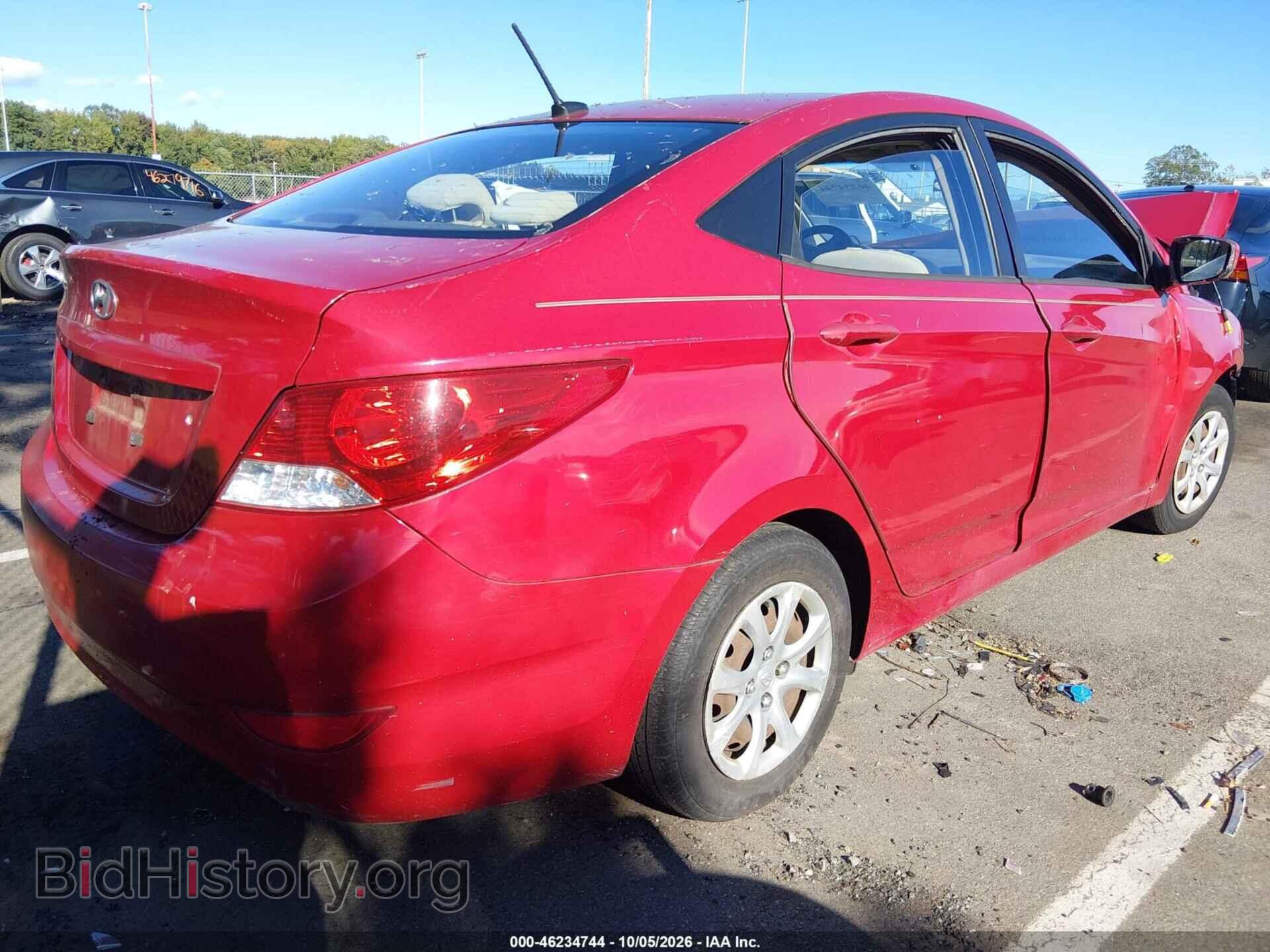 2014 HYUNDAI ACCENT - VIN: KMHCT4AE7EU777468 - Фото 4