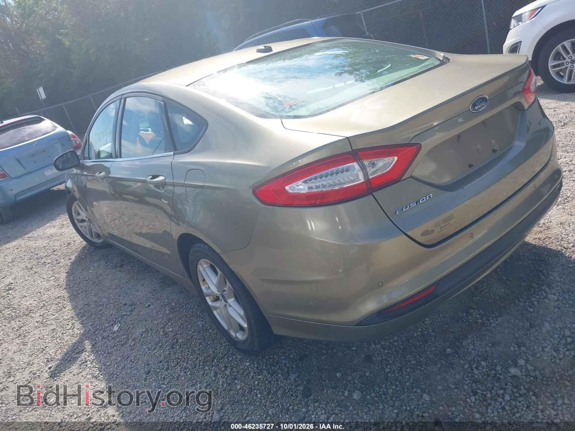 2013 FORD FUSION - VIN: 3FA6P0H75DR162953 - Фото 3
