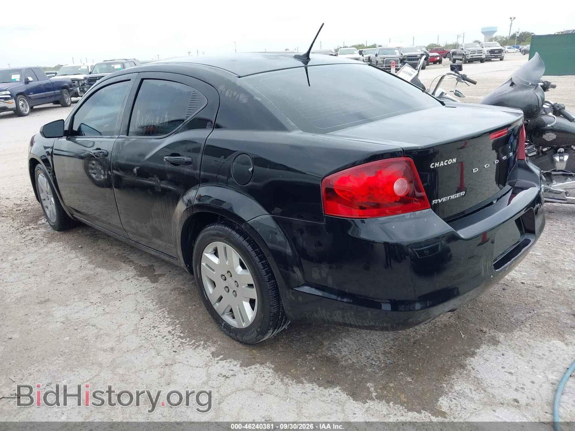 2013 DODGE AVENGER - VIN: 1C3CDZAG4DN749270 - Фото 3