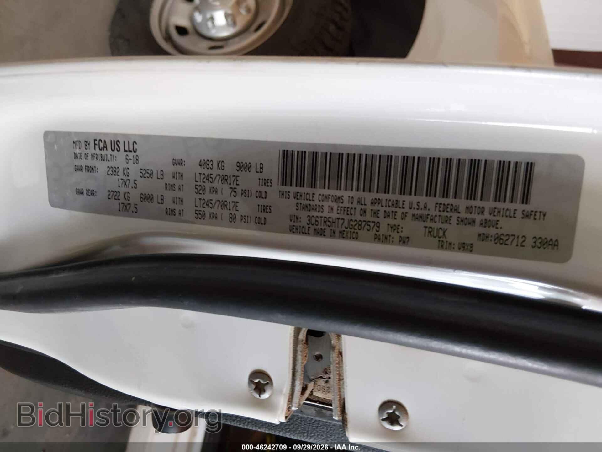 2018 RAM 2500 - VIN: 3C6TR5HT7JG287579 - Photo 9