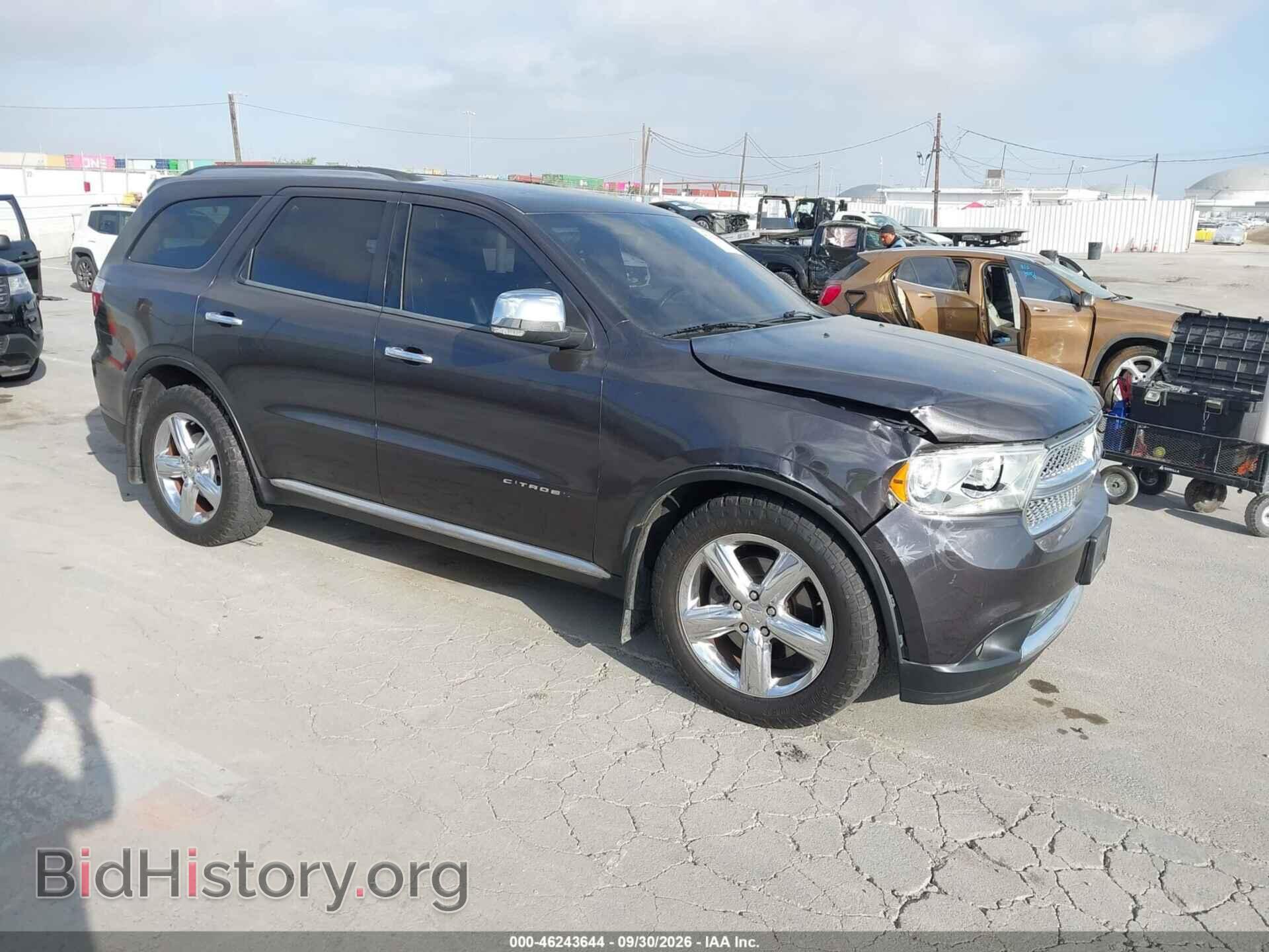 2011 Dodge DURANGO Citadel (VIN 1D4SD5GT7BC651401) — фото 1 из 16, IAAI, повреждение: передняя часть