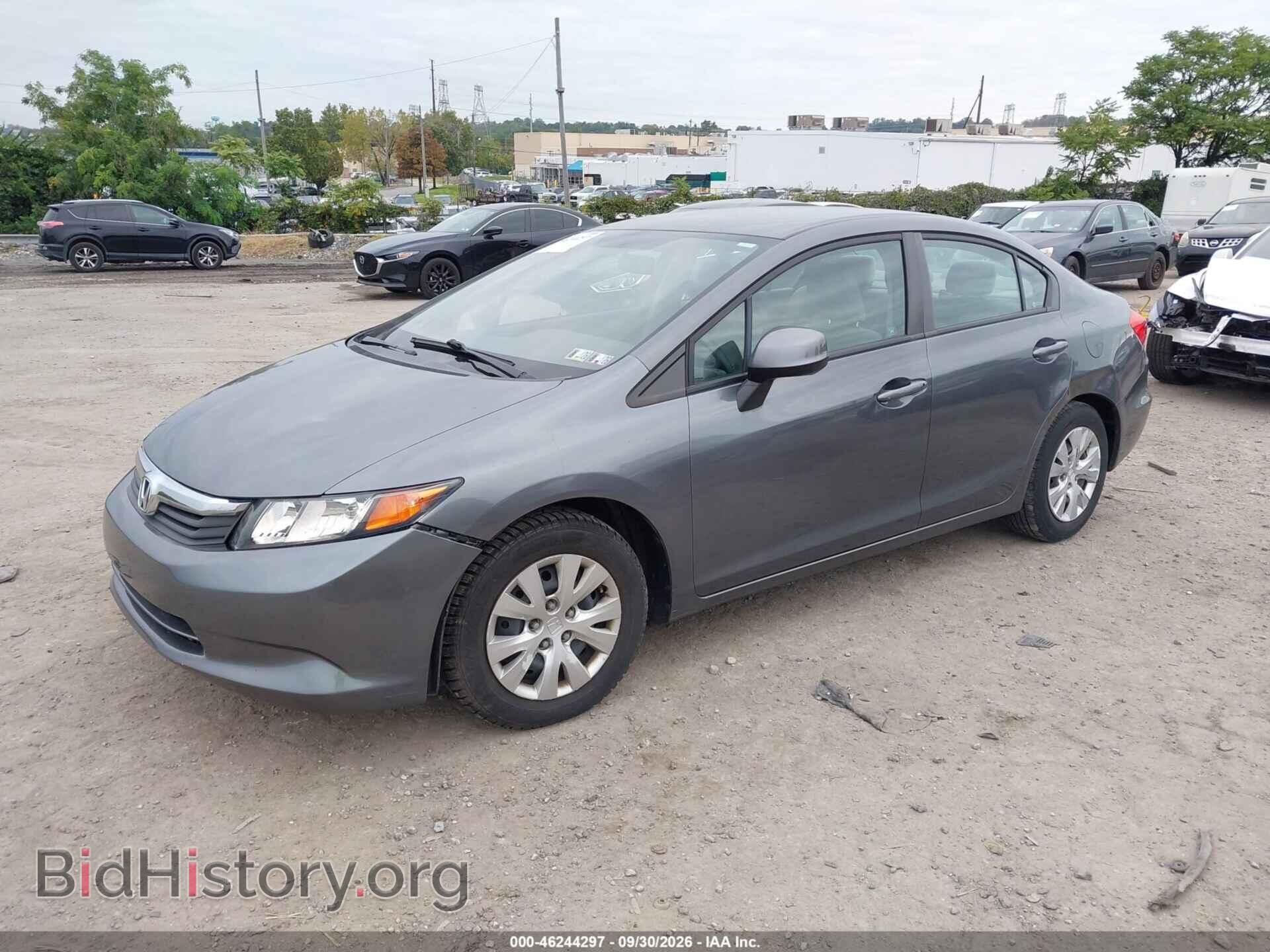 2012 HONDA CIVIC - VIN: 2HGFB2F52CH312079 - Photo 2