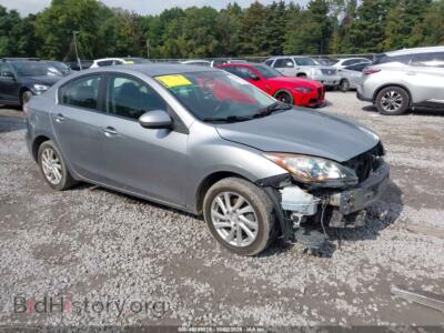 2012 Mazda MAZDA3 I Touring, серый — VIN JM1BL1V85C1655242, IAAI