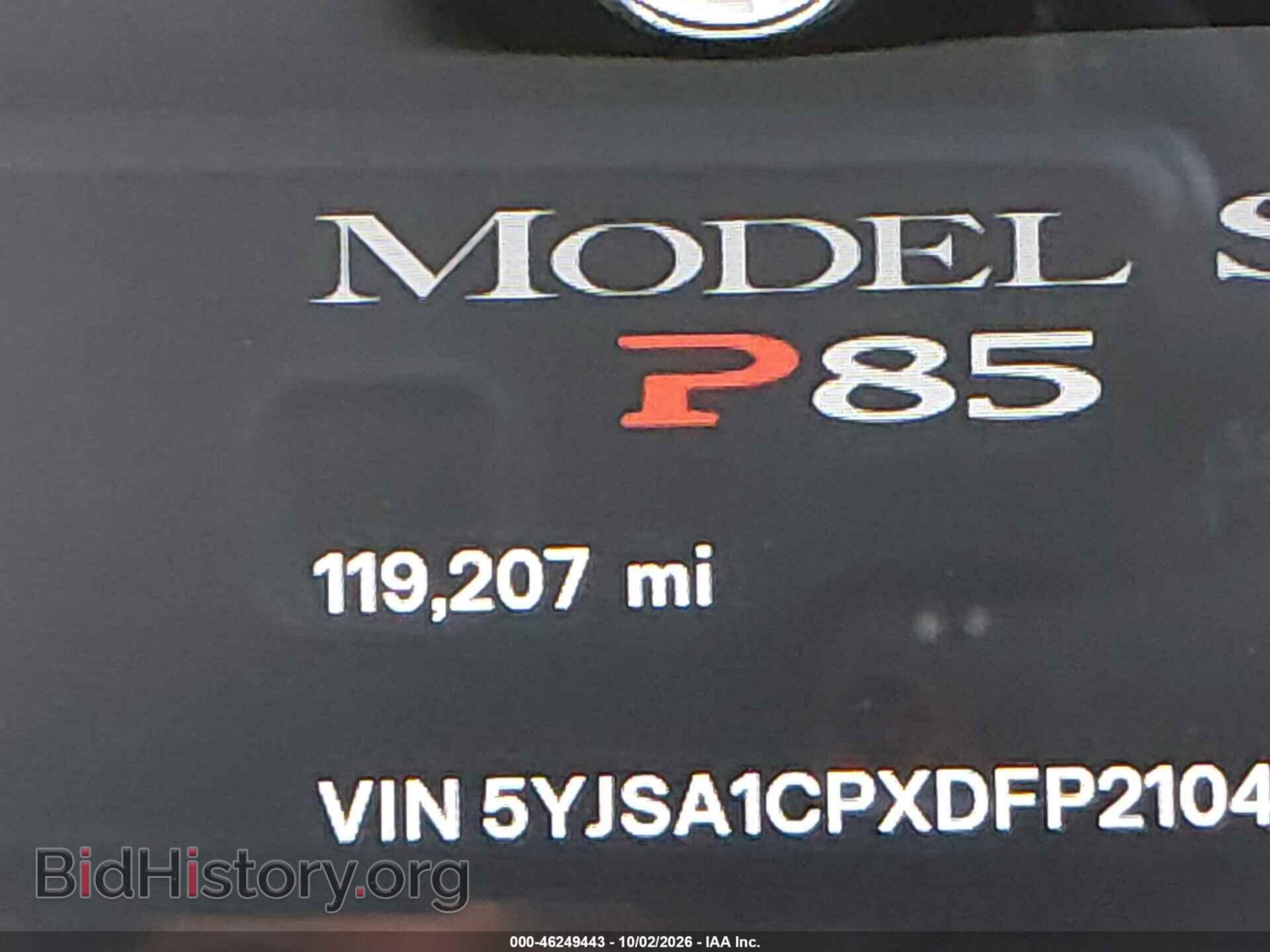 2013 TESLA MODEL S - VIN: 5YJSA1CPXDFP21048 - Photo 14