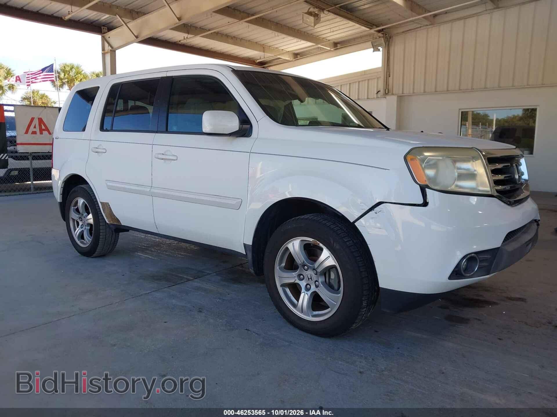 Photo 5FNYF3H5XCB016070 - HONDA PILOT 2012