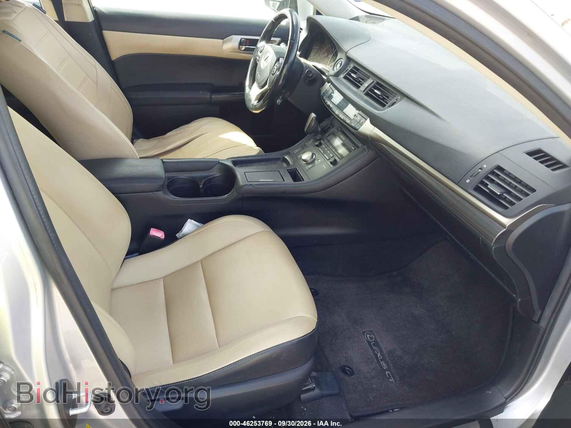 2015 LEXUS CT 200H - VIN: JTHKD5BH9F2250829 - Фото 5
