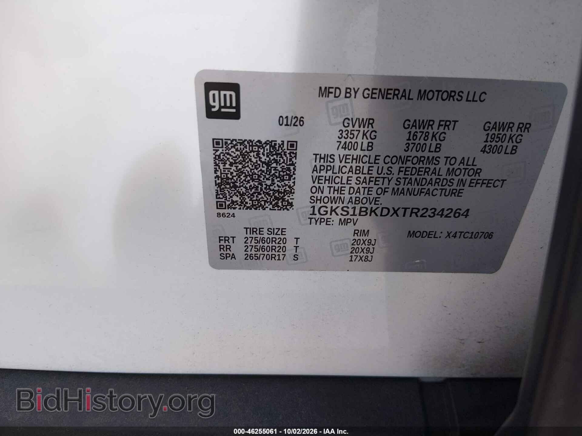 2026 GMC YUKON - VIN: 1GKS1BKDXTR234264 - Photo 9
