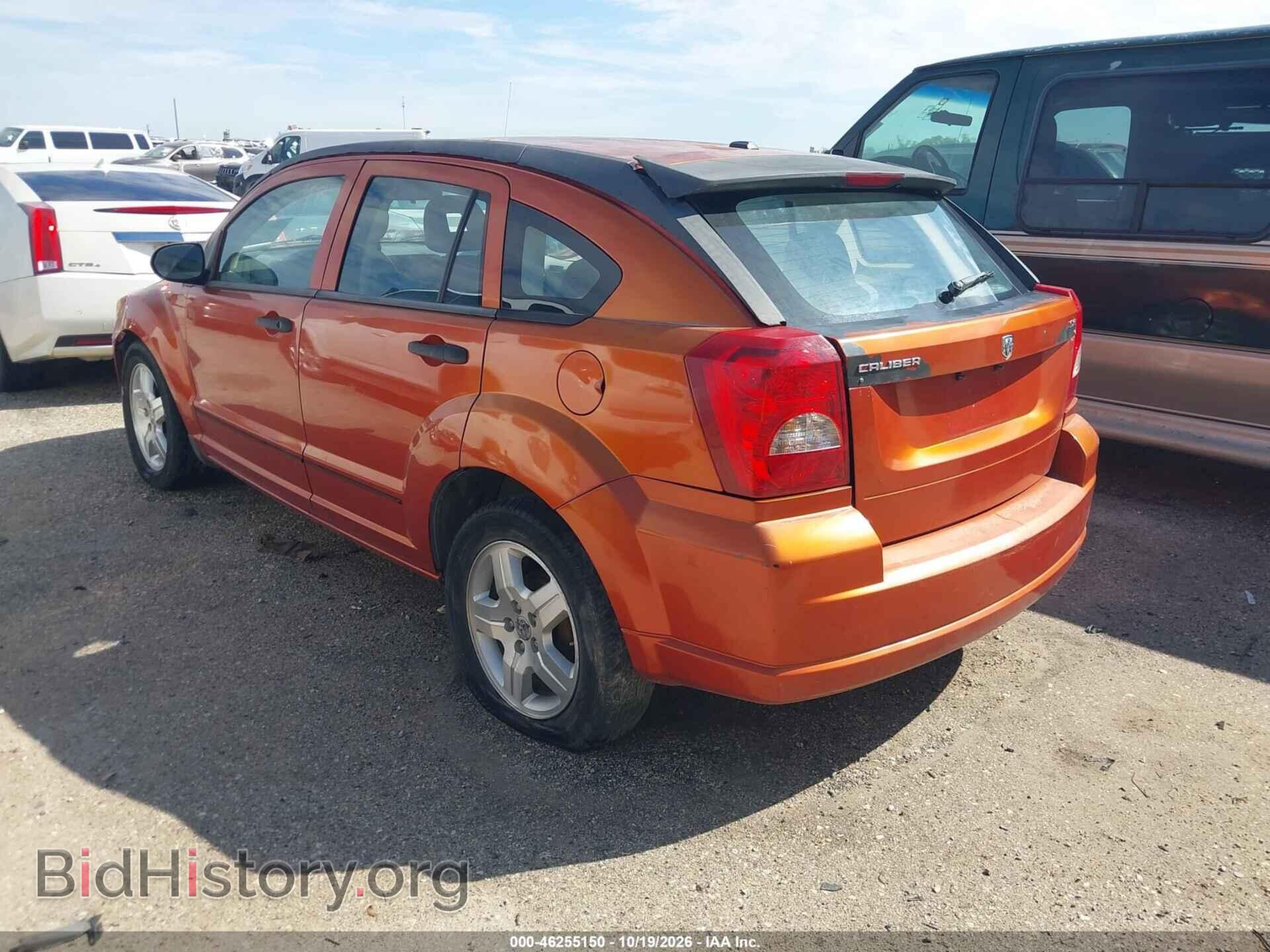 2007 DODGE CALIBER - VIN: 1B3HB48B67D281591 - Фото 3