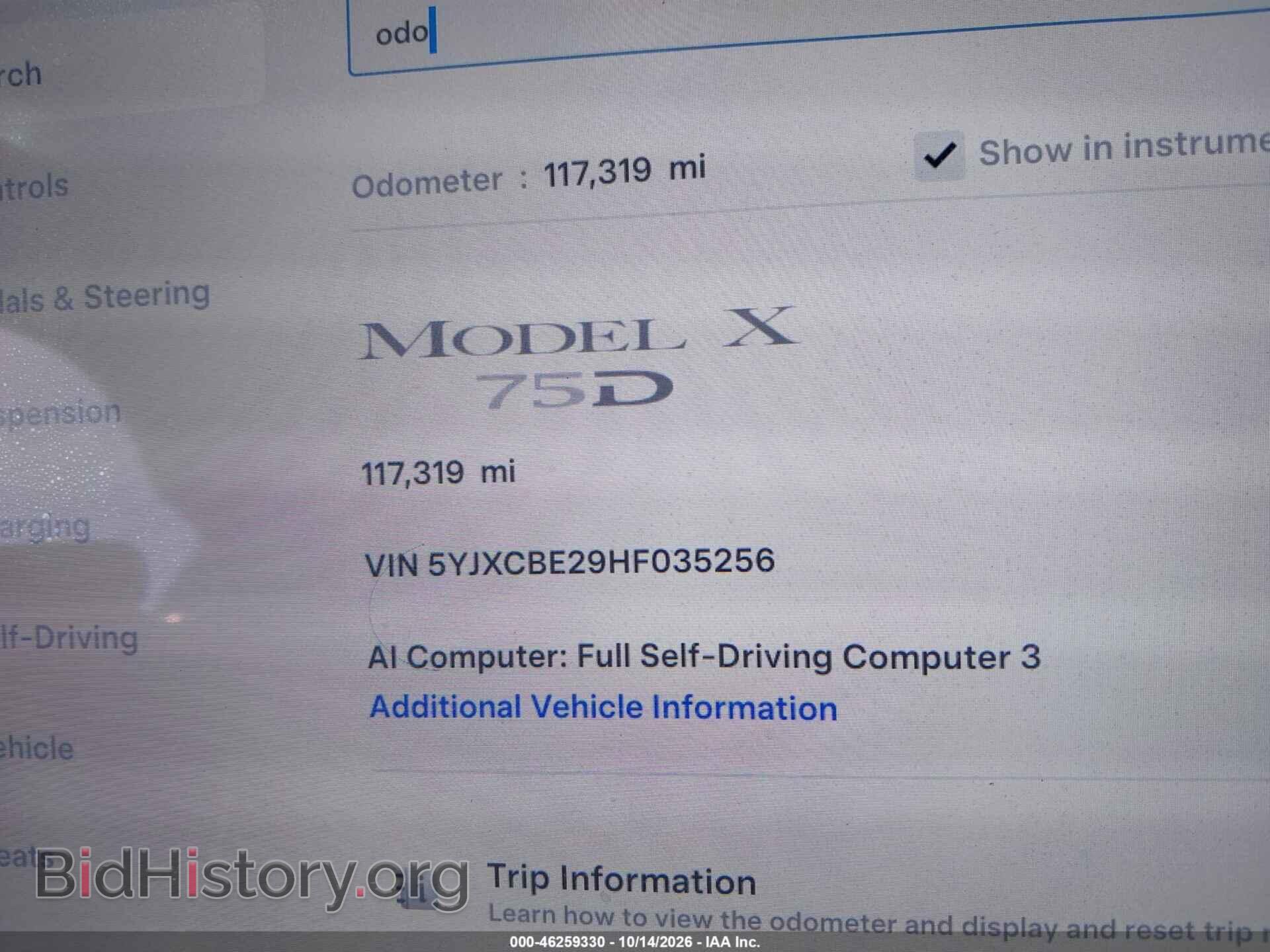 2017 TESLA MODEL X - VIN: 5YJXCBE29HF035256 - Photo 16
