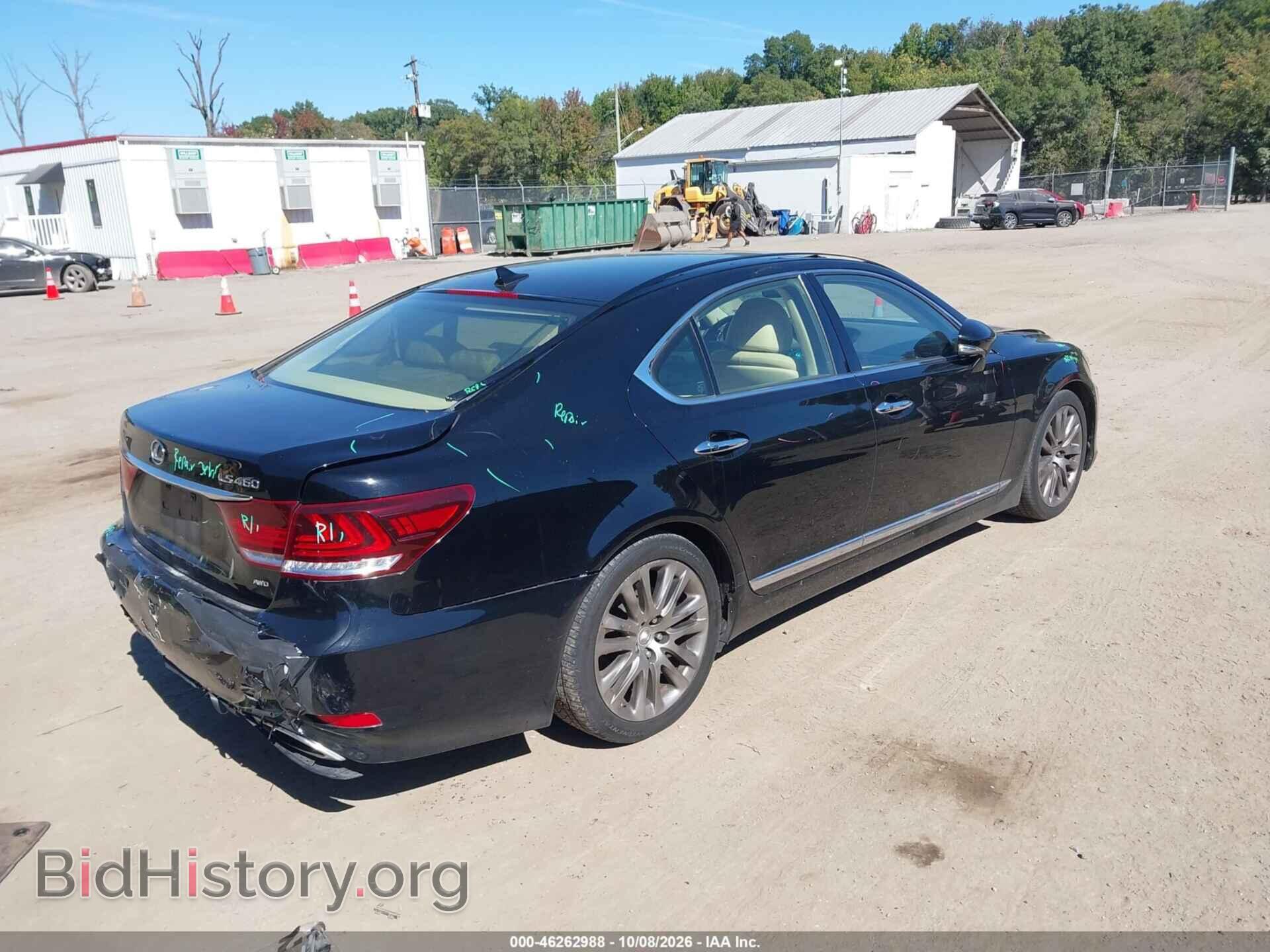 2013 LEXUS LS 460 - VIN: JTHCL5EF7D5016735 - Photo 4