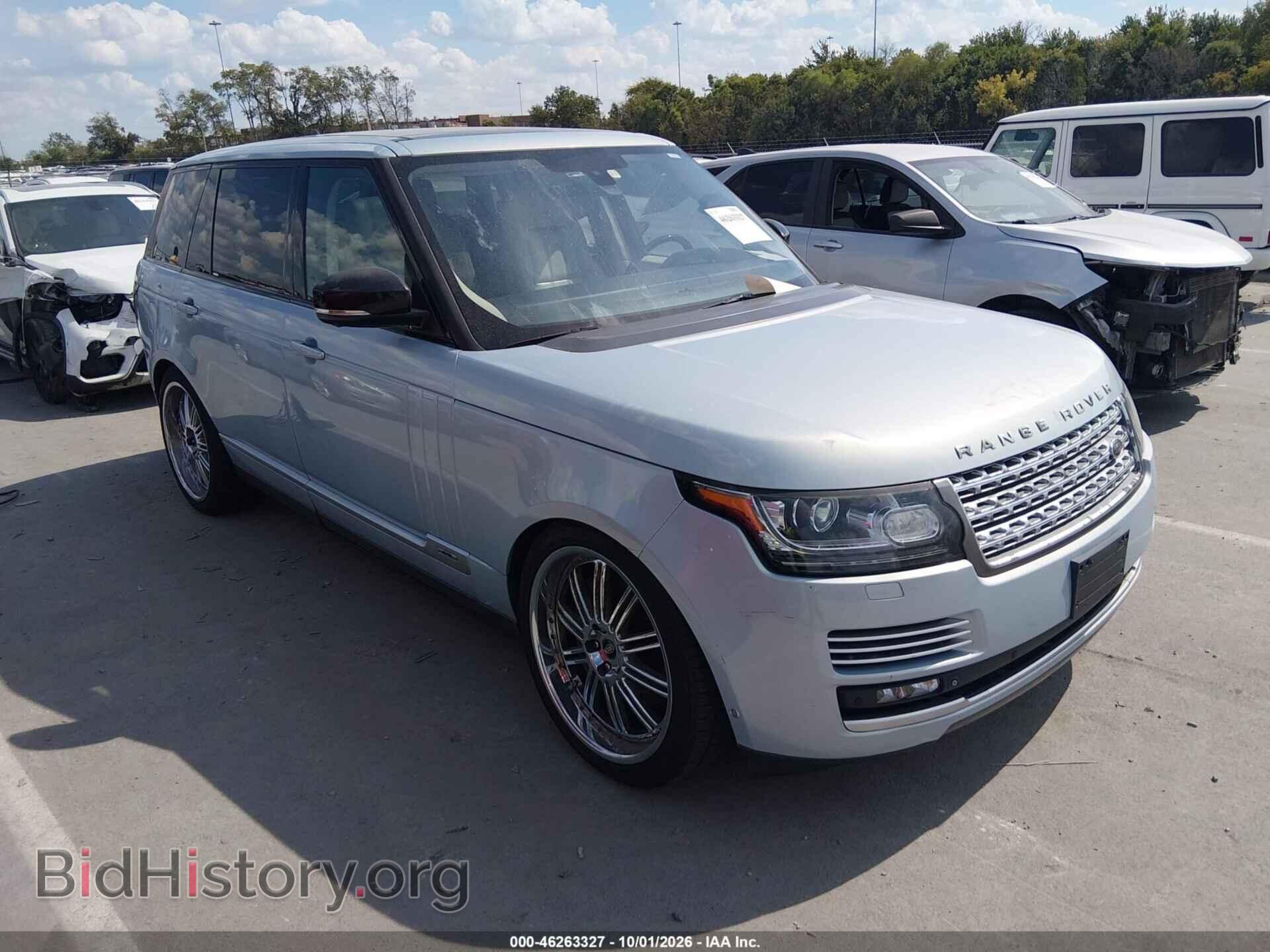 Photo SALGV3TF8FA213629 - LAND ROVER RANGE ROVER 2015