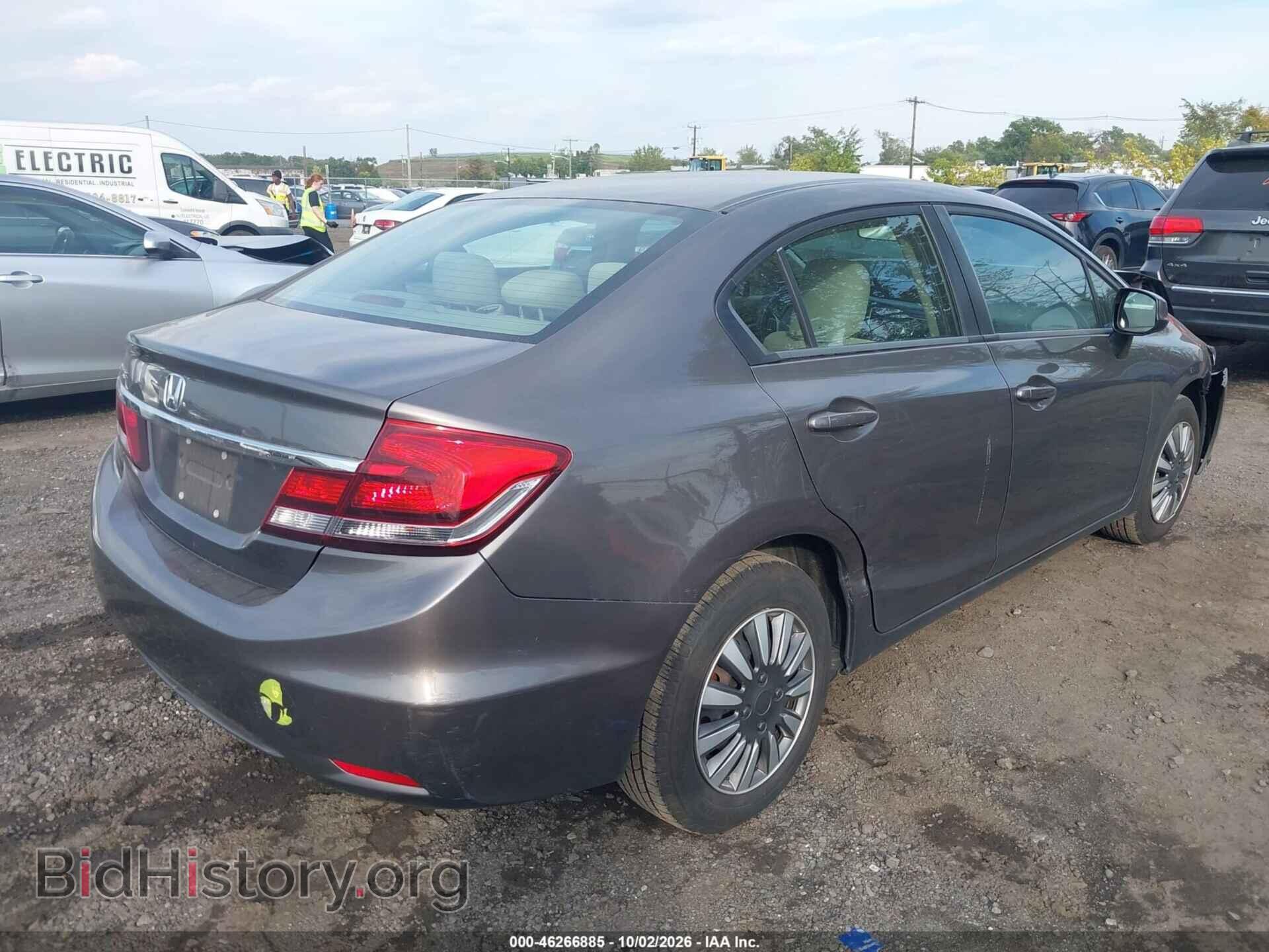 2013 HONDA CIVIC - VIN: 19XFB2F58DE255396 - Фото 4