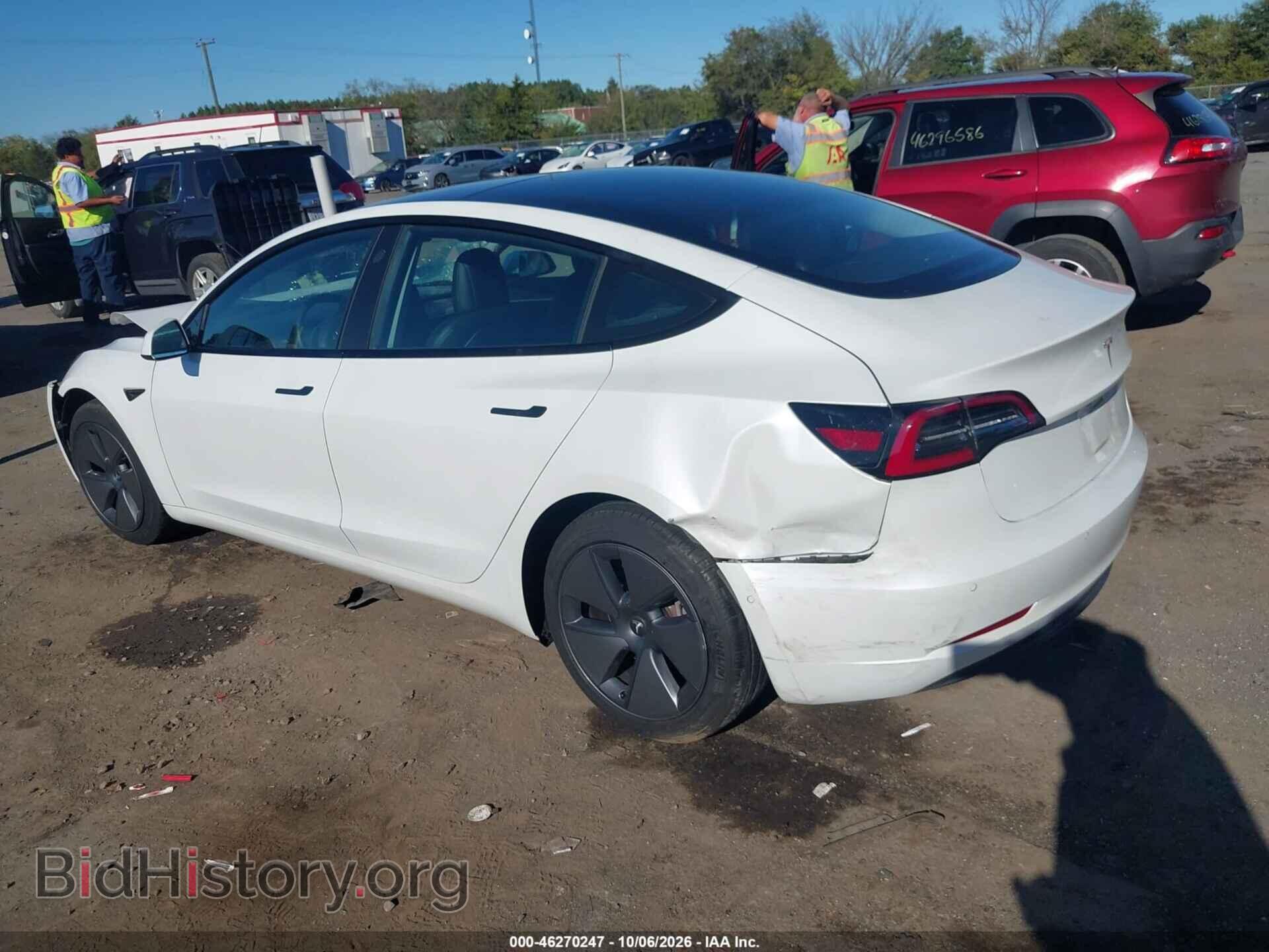 2022 TESLA MODEL 3 - VIN: 5YJ3E1EAXNF101481 - Фото 3