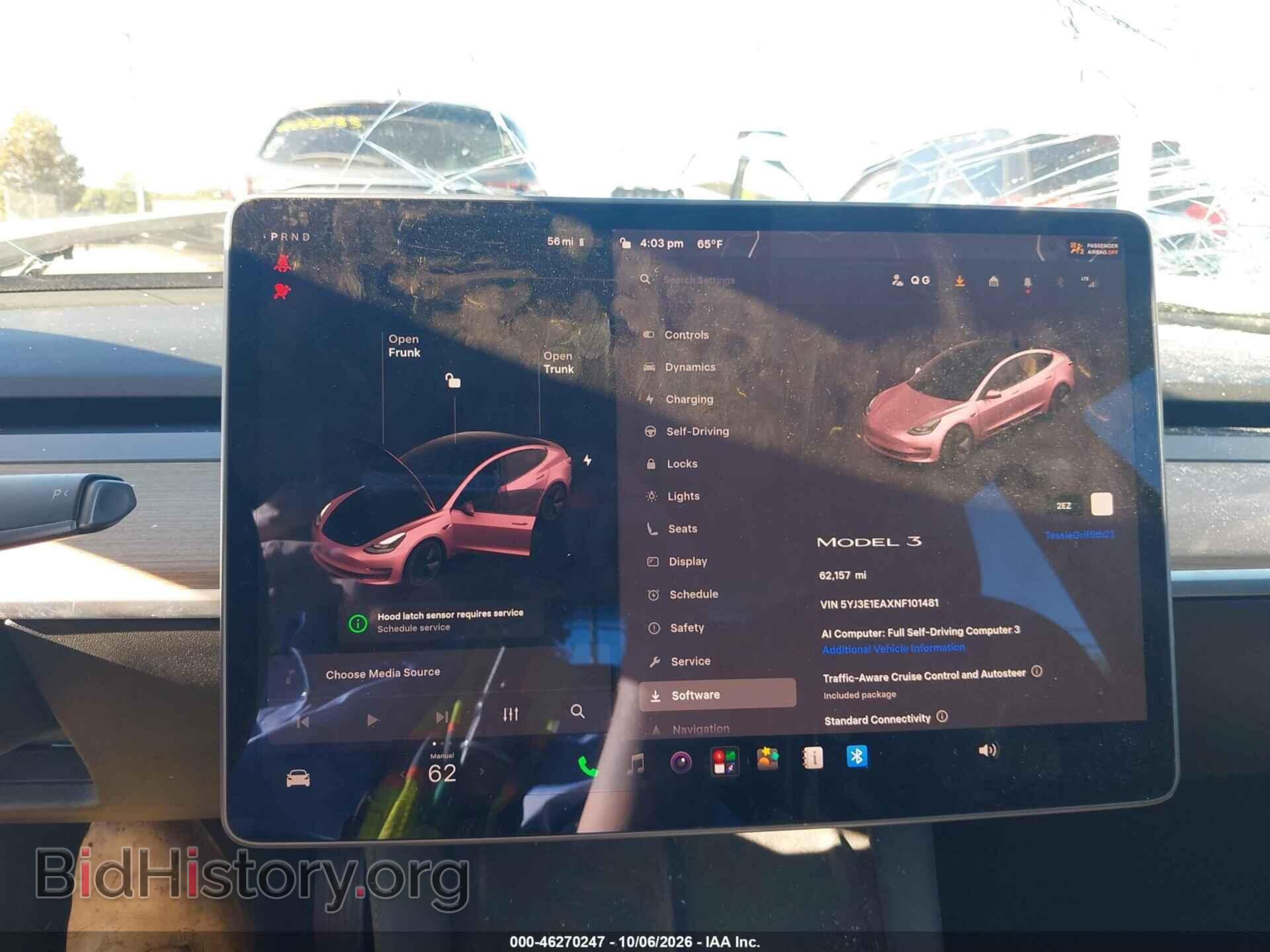 2022 TESLA MODEL 3 - VIN: 5YJ3E1EAXNF101481 - Фото 7