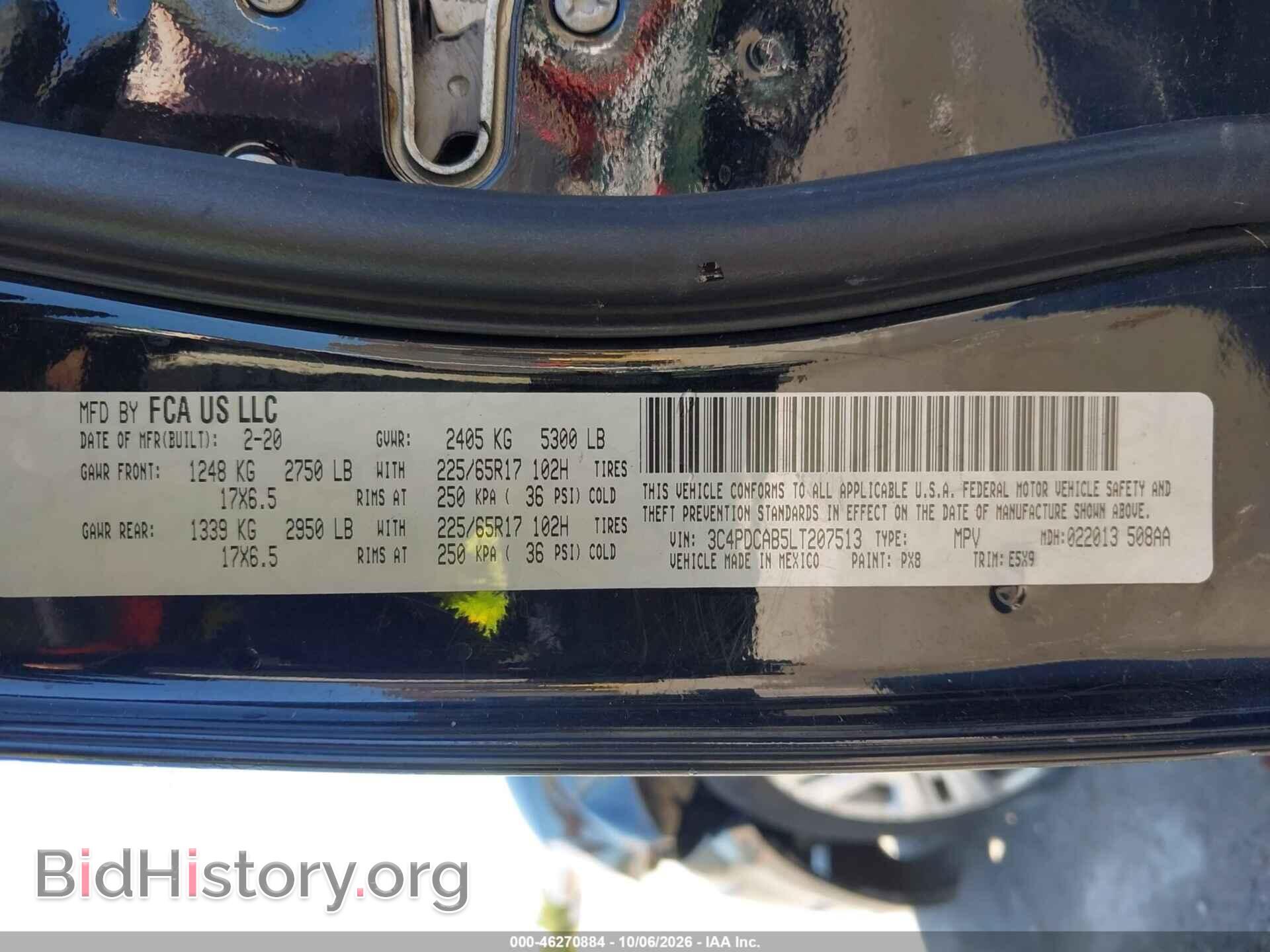 2020 DODGE JOURNEY - VIN: 3C4PDCAB5LT207513 - Photo 9