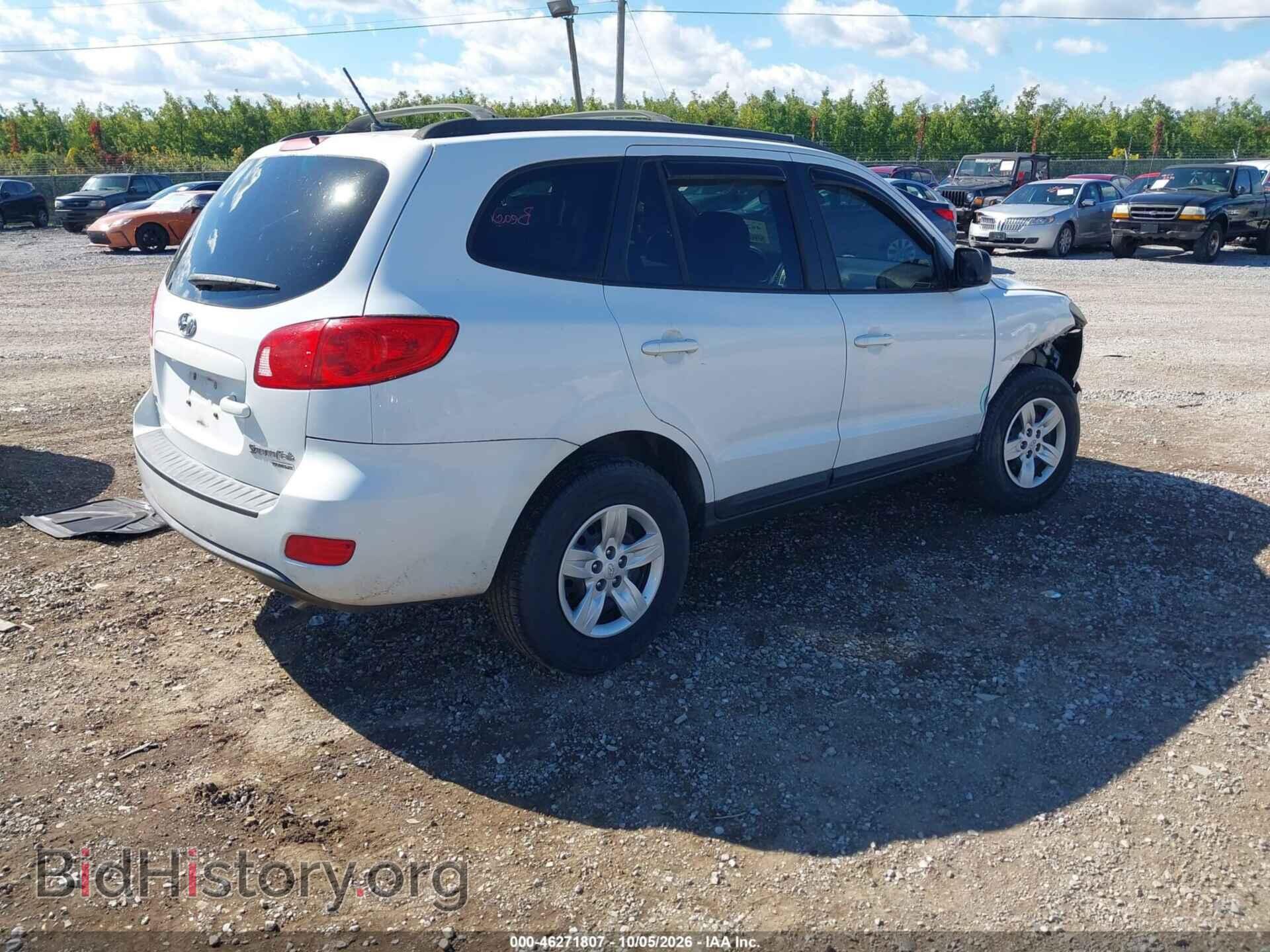 2009 HYUNDAI SANTA FE - VIN: 5NMSG73D39H247201 - Фото 4