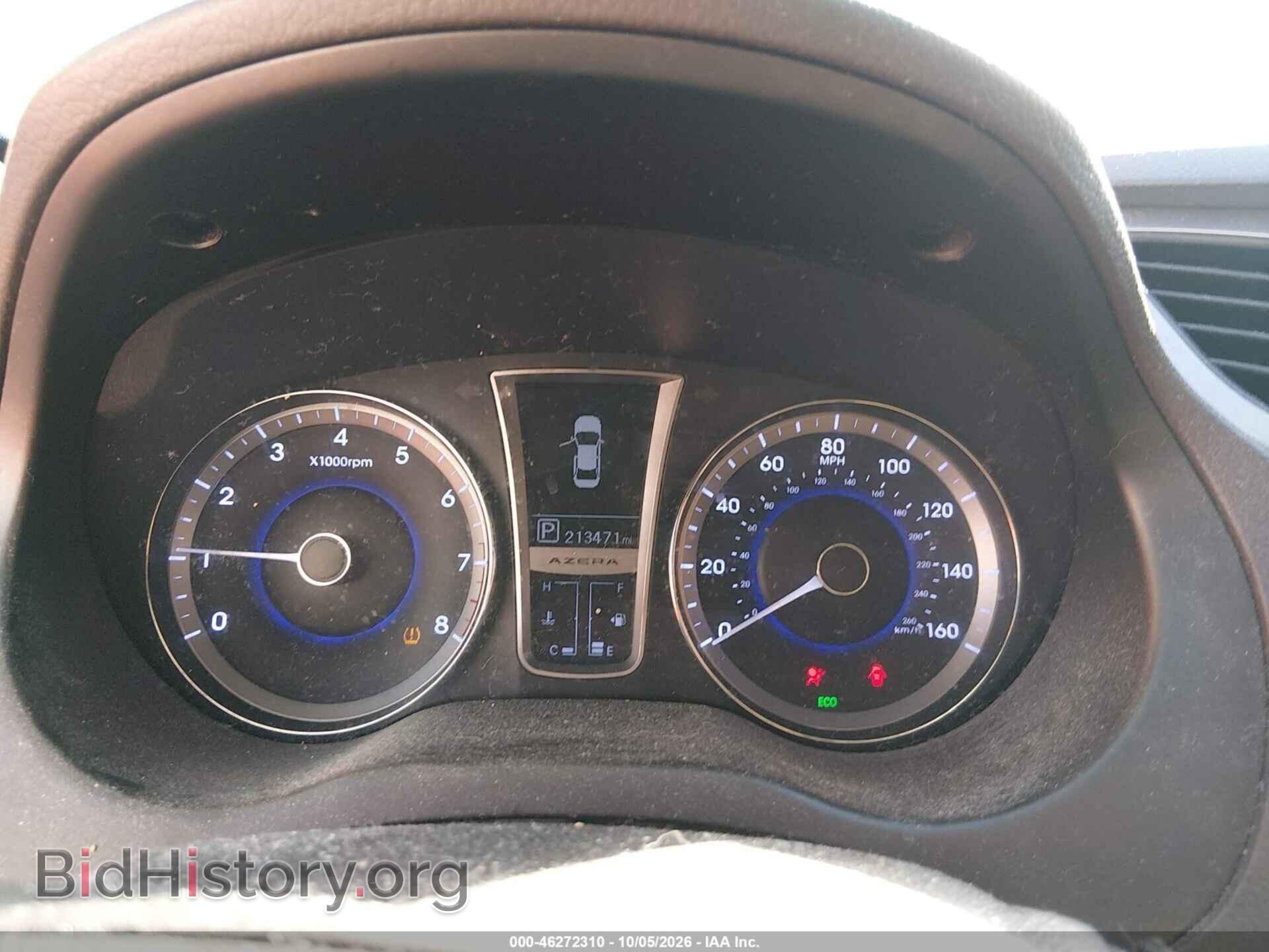 2012 HYUNDAI AZERA - VIN: KMHFH4JG8CA152074 - Фото 7