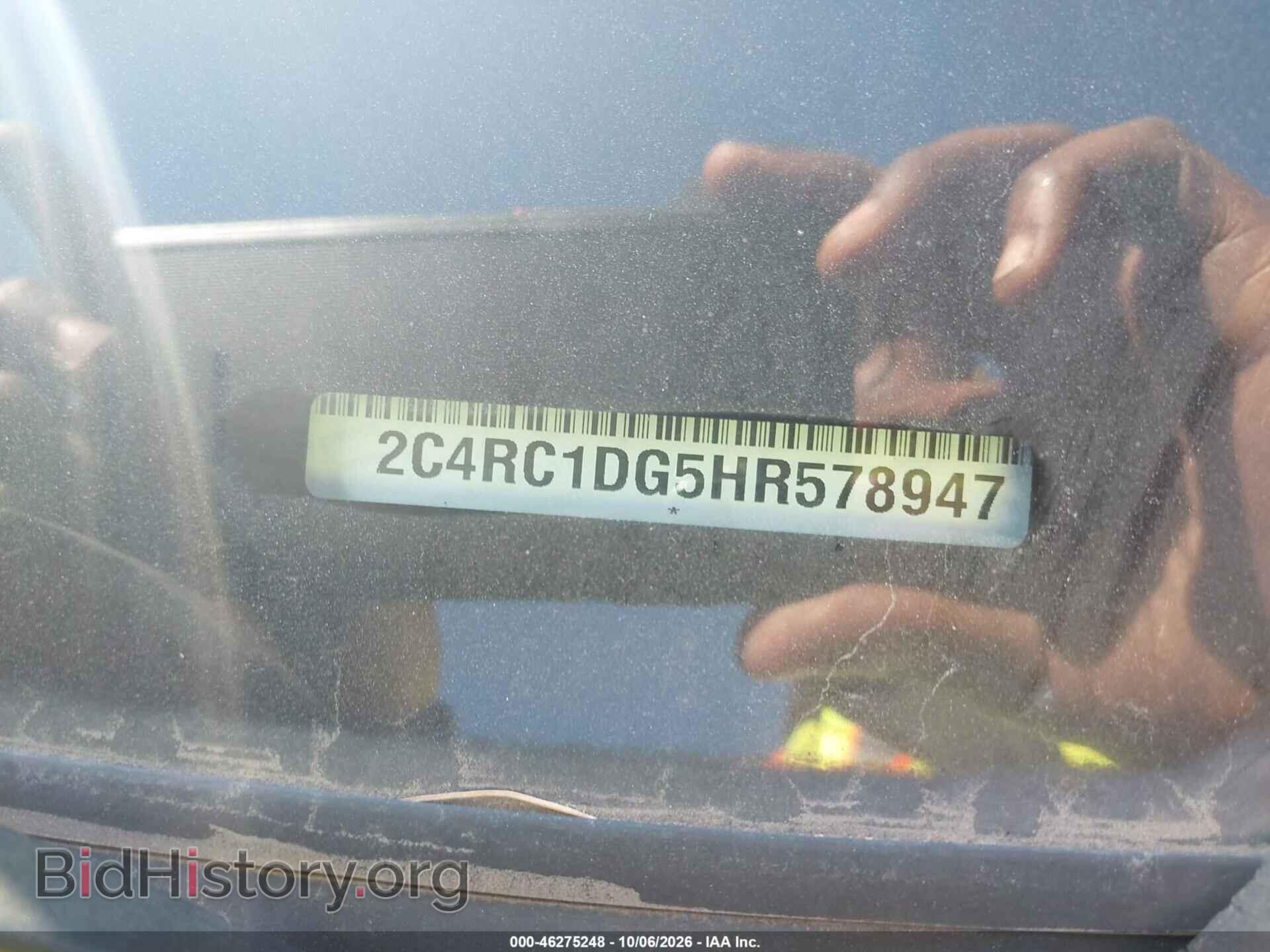 2017 CHRYSLER PACIFICA - VIN: 2C4RC1DG5HR578947 - Фото 9