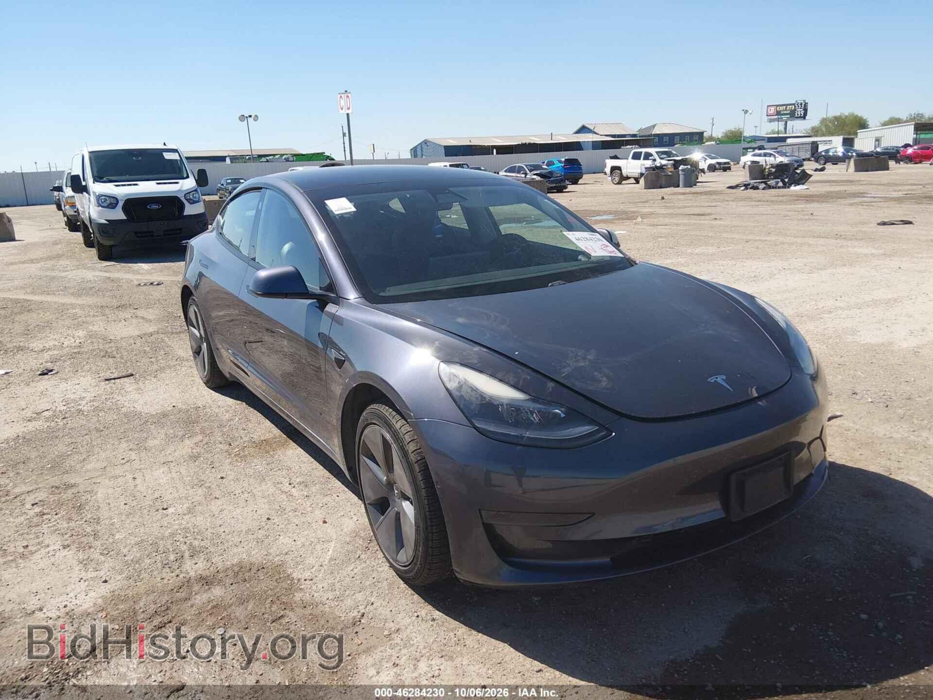 Photo 5YJ3E1EA9MF021619 - TESLA MODEL 3 2021
