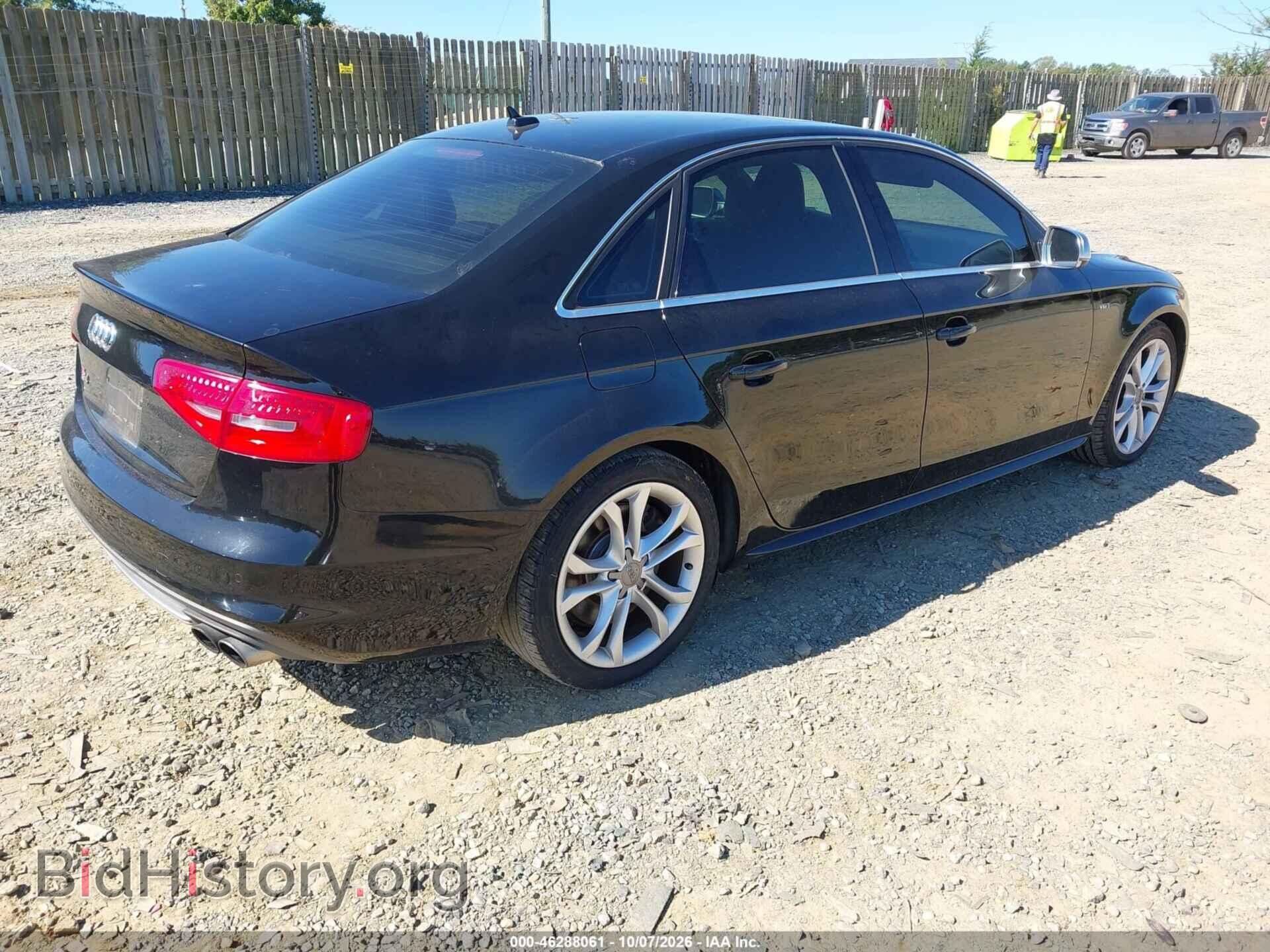 2013 AUDI S4 - VIN: WAUDGAFL4DA096894 - Фото 4