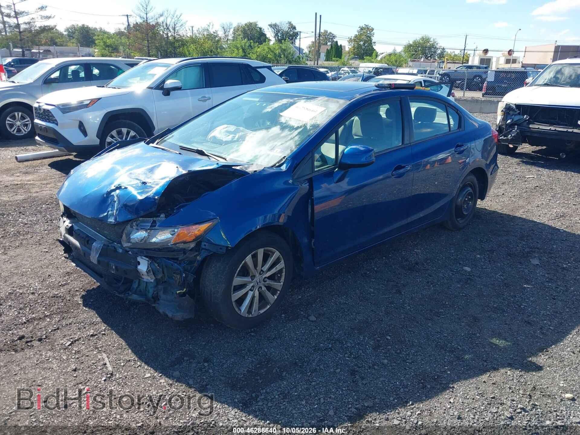 2012 HONDA CIVIC - VIN: 19XFB2F89CE325819 - Фото 2