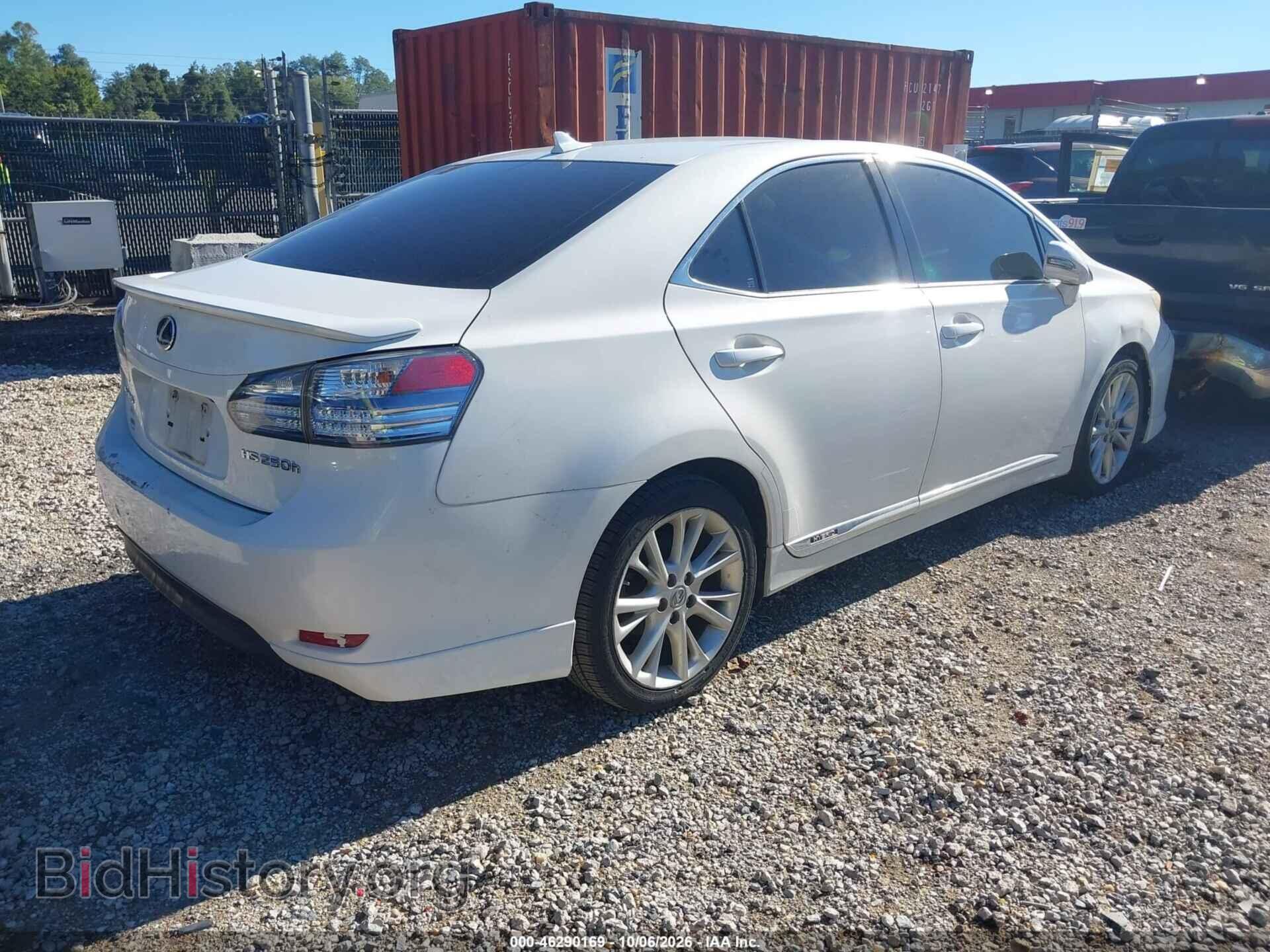 2010 LEXUS HS 250H - VIN: JTHBB1BA8A2012786 - Photo 4