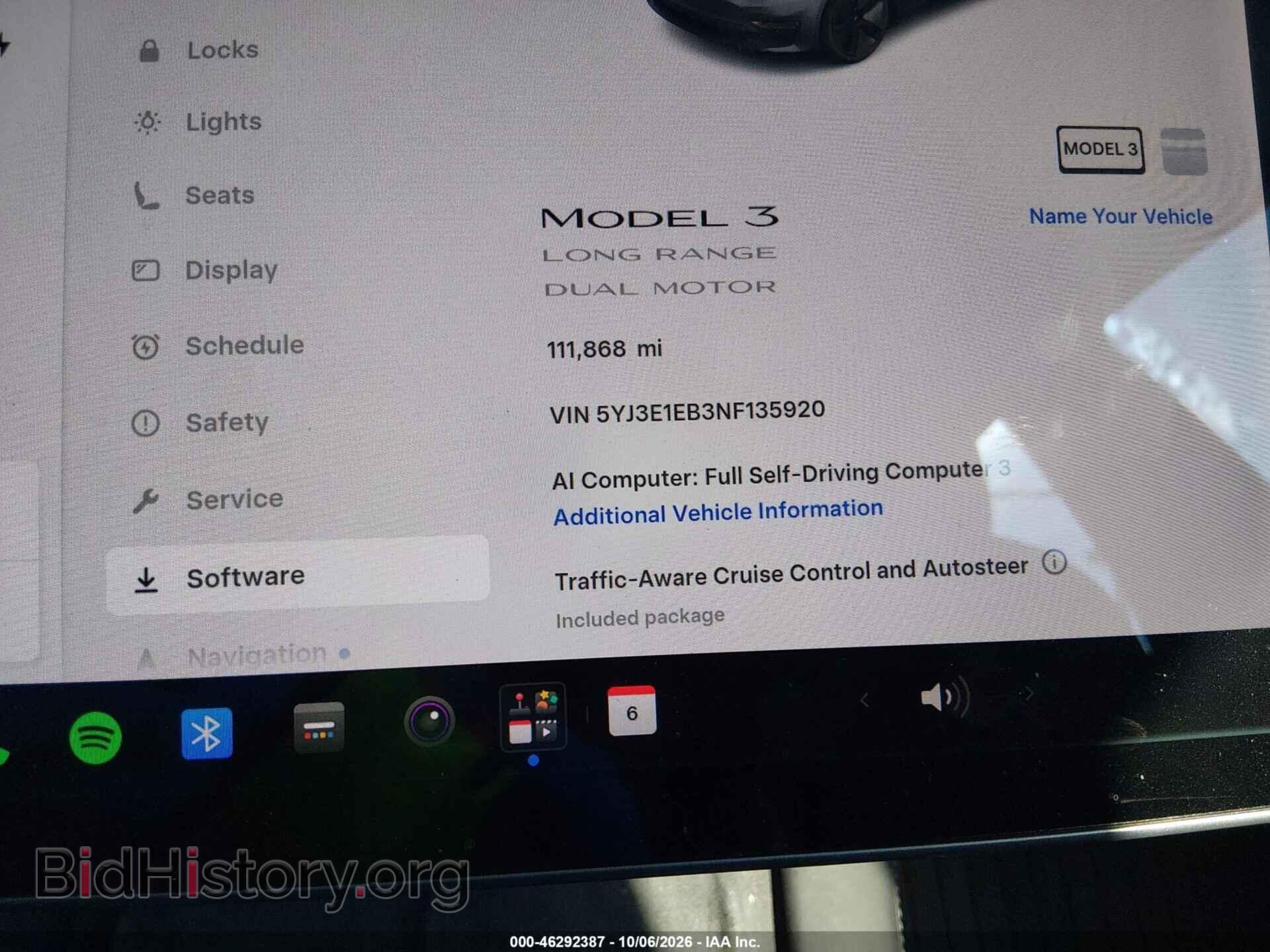 2022 TESLA MODEL 3 - VIN: 5YJ3E1EB3NF135920 - Photo 7