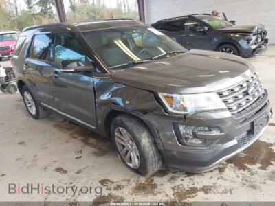 2016 Ford EXPLORER XLT, gray — VIN 1FM5K7D87GGA43417, IAAI