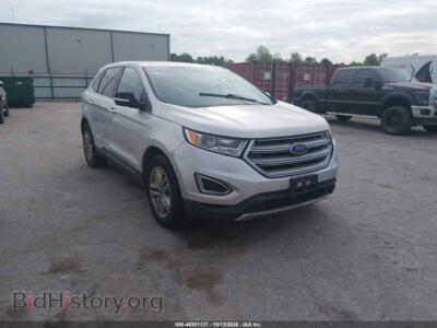 2018 Ford EDGE SEL, серебристый — VIN 2FMPK3J97JBB30716, IAAI