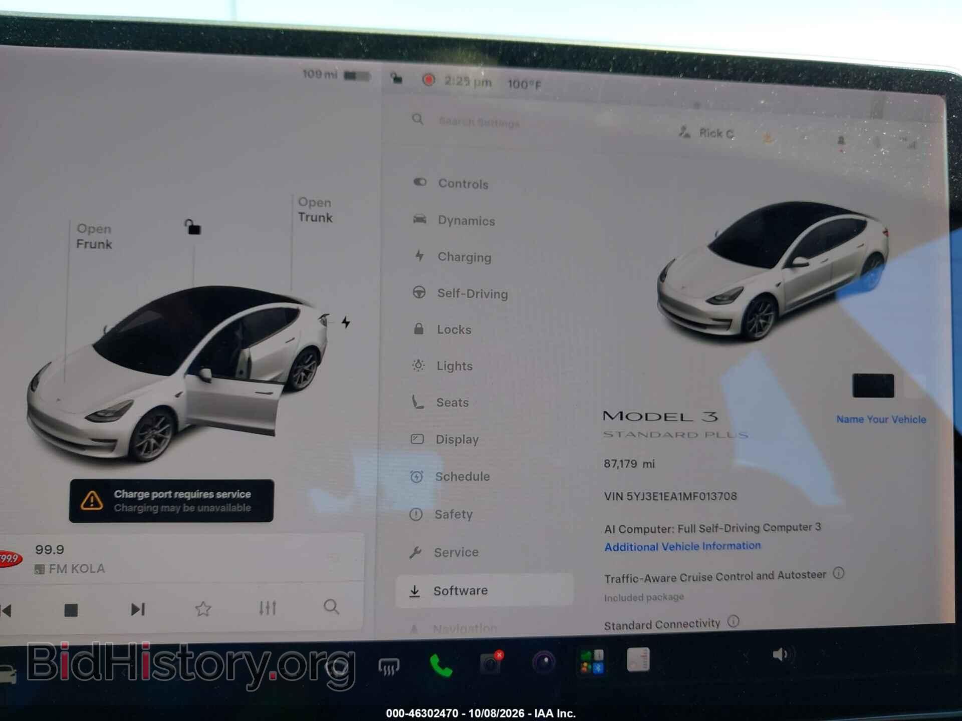 2021 TESLA MODEL 3 - VIN: 5YJ3E1EA1MF013708 - Photo 7