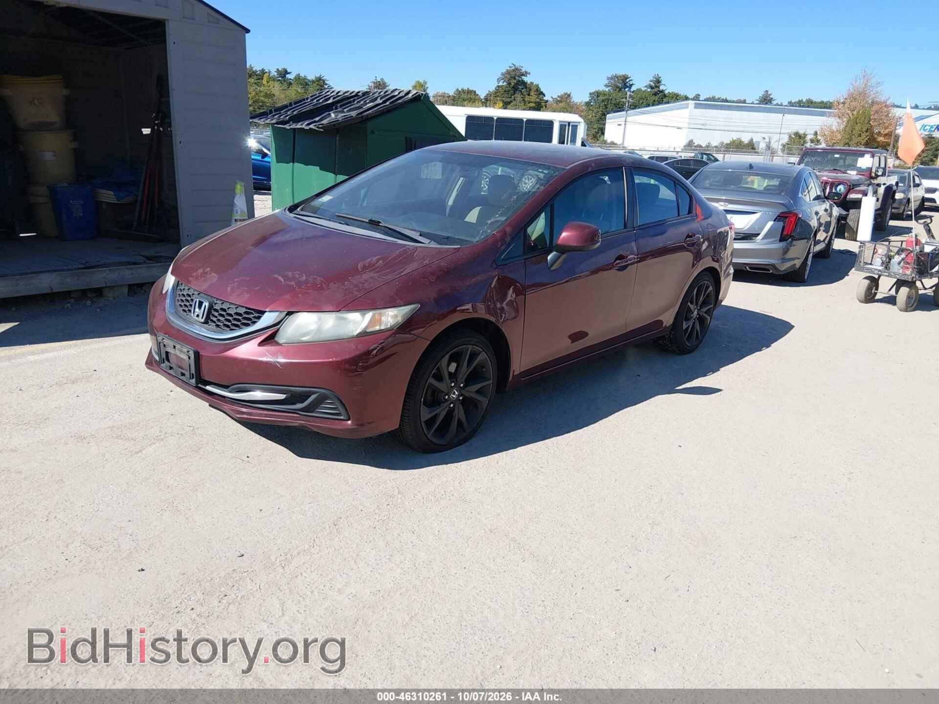 2013 HONDA CIVIC - VIN: 2HGFB2F56DH595989 - Фото 2