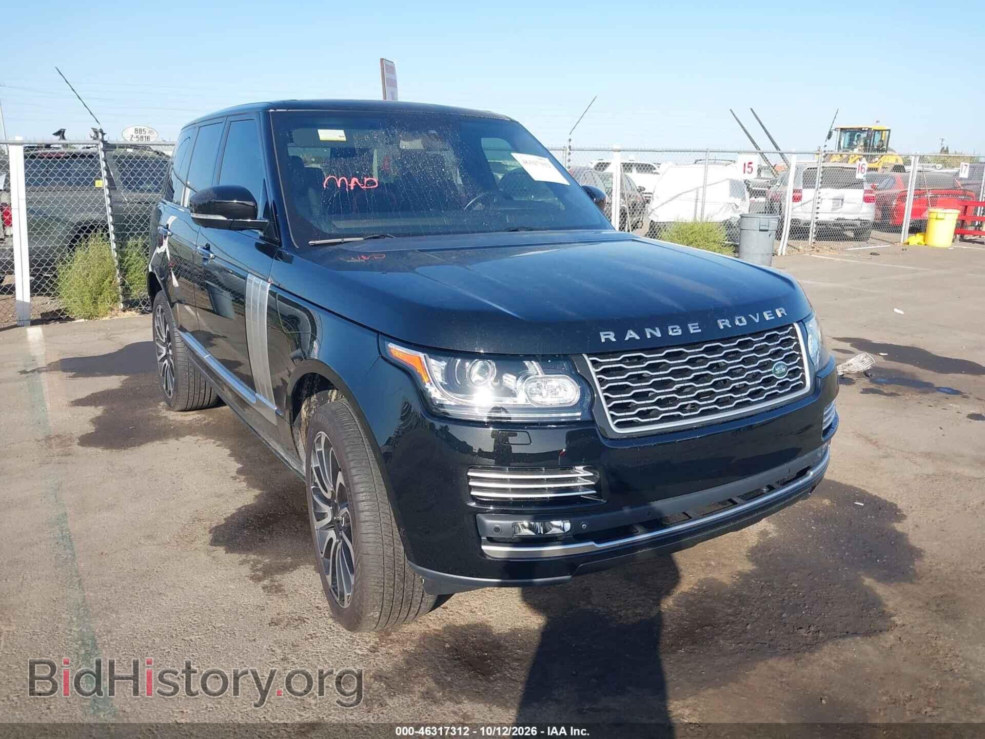 Фотография SALGS2VFXFA240444 - LAND ROVER RANGE ROVER 2015