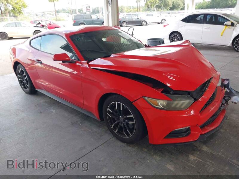 2015 Ford MUSTANG V6 (VIN 1FA6P8AM2F5355355) — фото 1 из 16, IAAI, повреждение: левая передняя часть