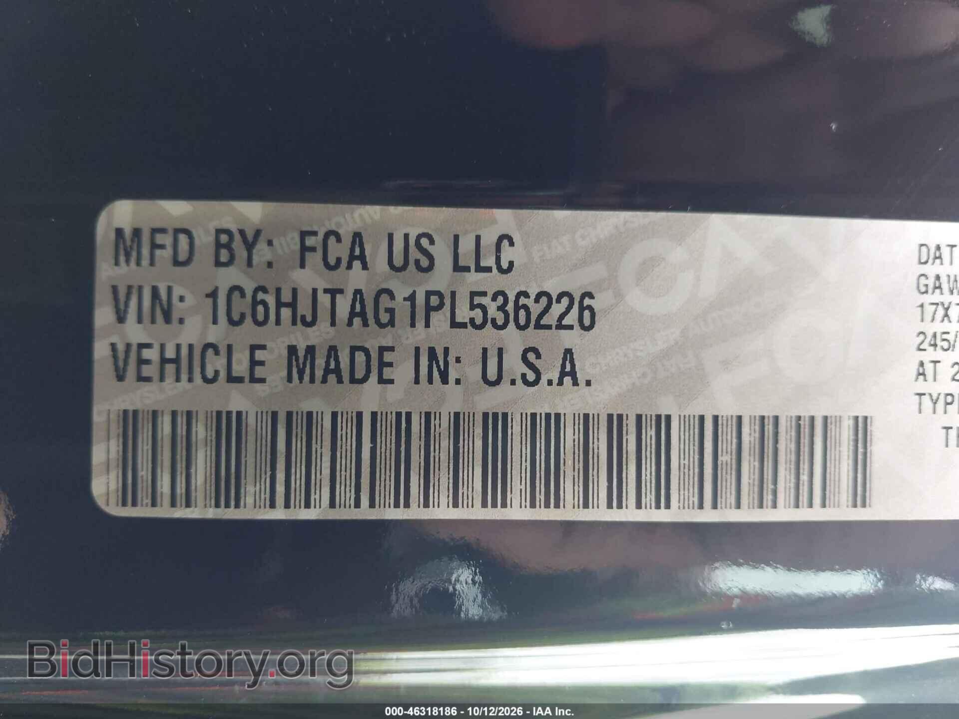 2023 JEEP GLADIATOR - VIN: 1C6HJTAG1PL536226 - Фото 9