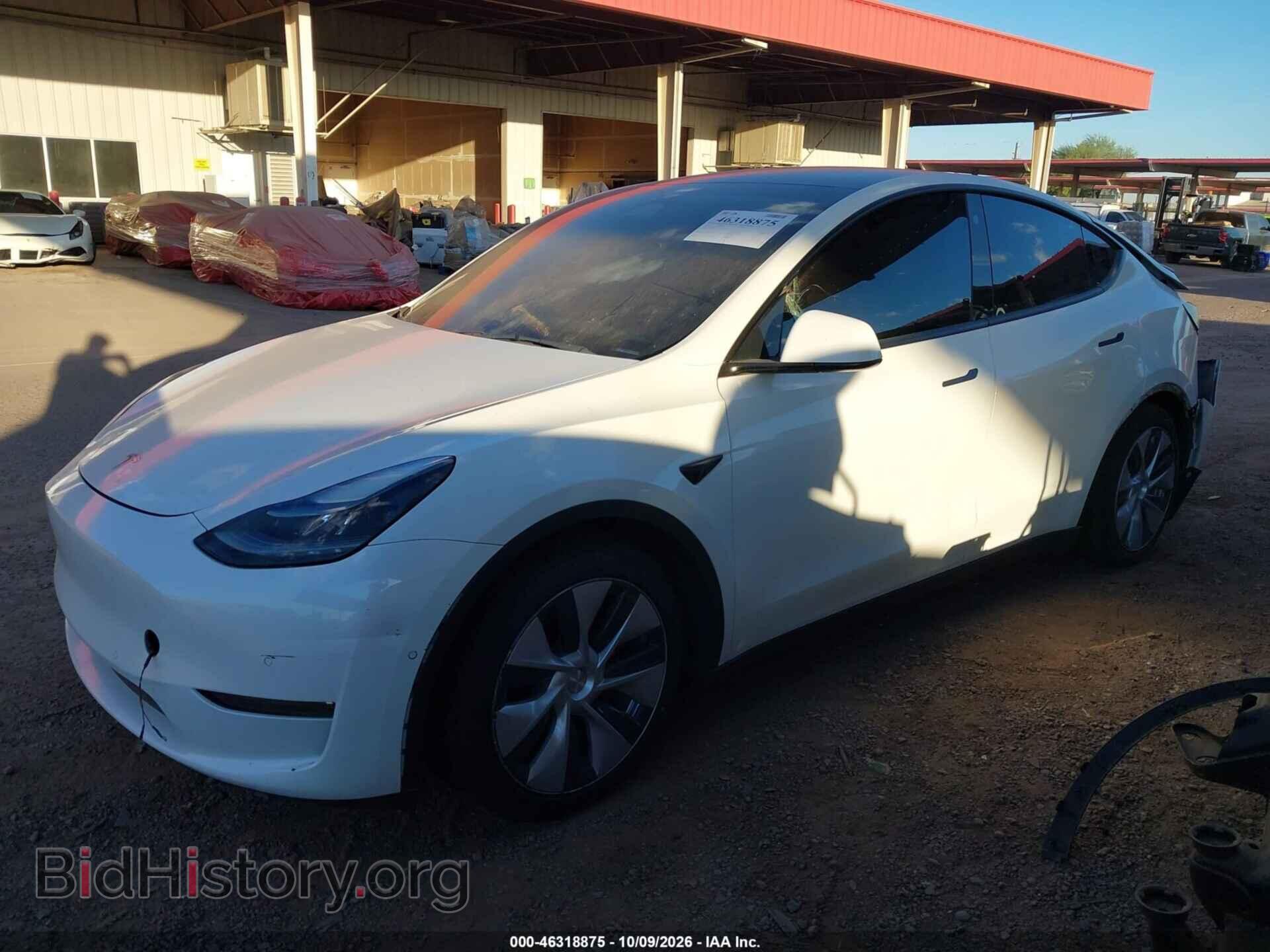 2022 TESLA MODEL Y - VIN: 7SAYGDEF4NF347314 - Фото 2