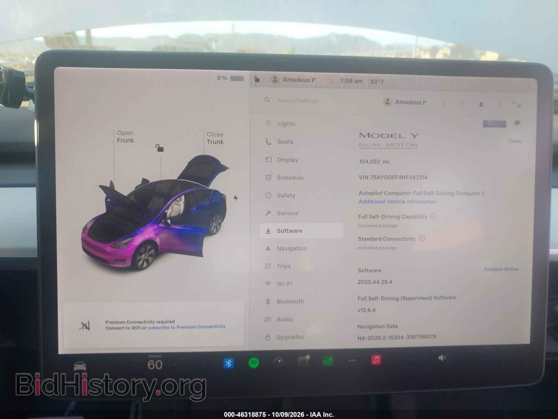 2022 TESLA MODEL Y - VIN: 7SAYGDEF4NF347314 - Фото 7